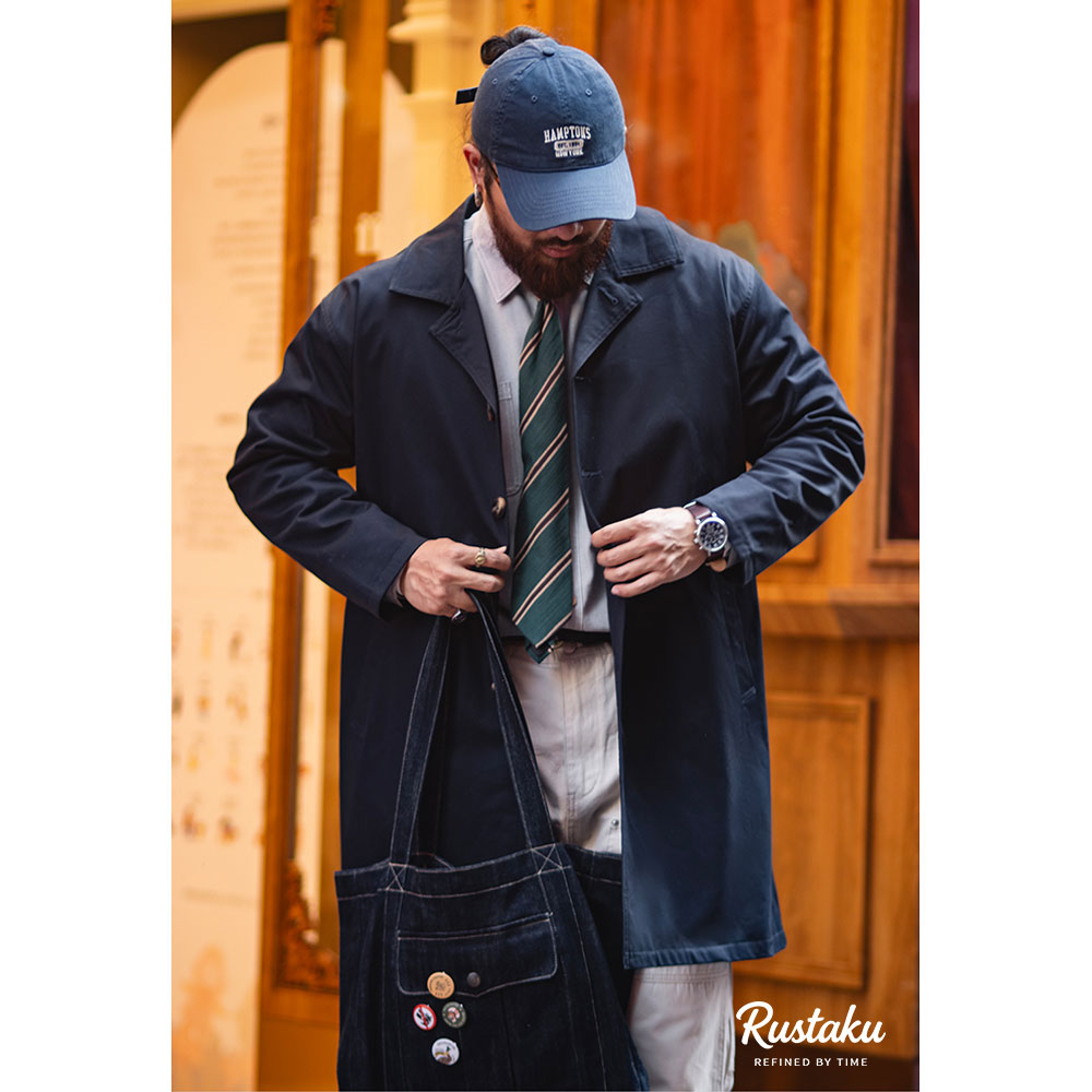 「ラギッドジェントル」コットンツイル バルマカーンコート