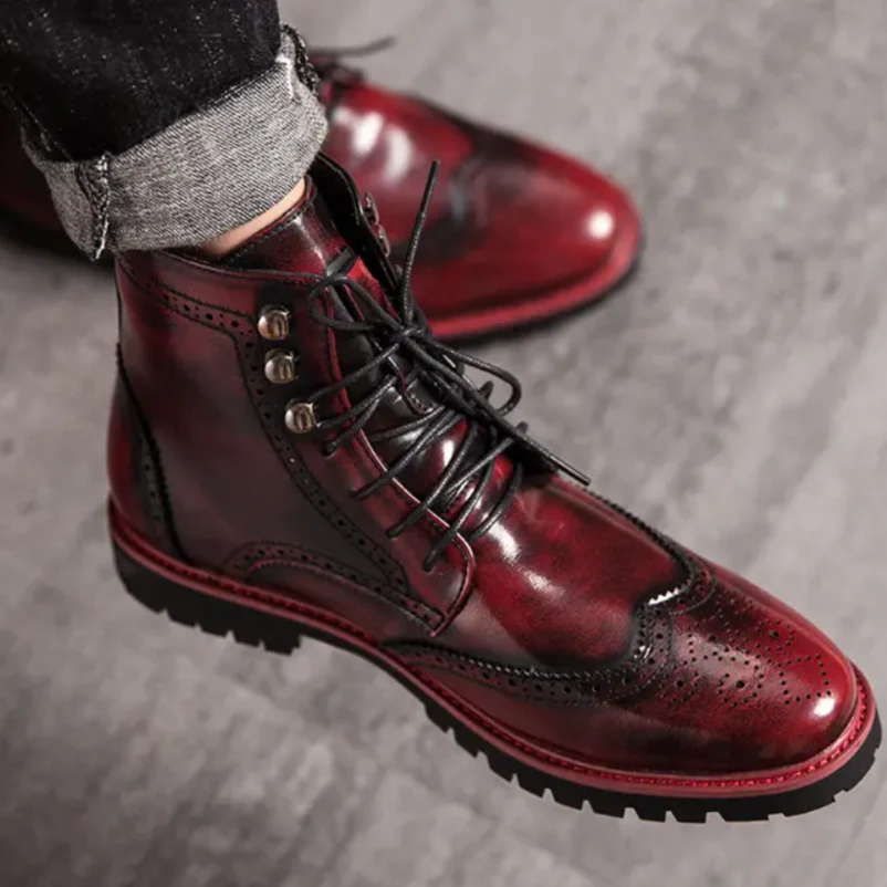 Gentleman Dress Formal Leather Boots