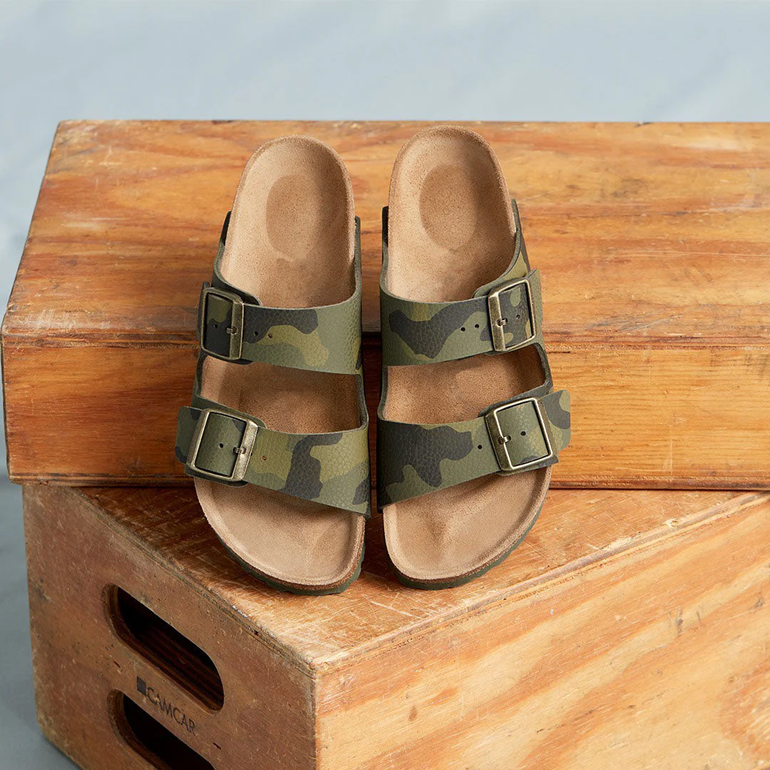 Camouflage Double Button Men's Sandals