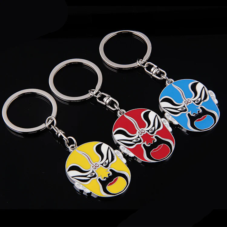 Peking Opera National Essence Mask Keychain Mask Keychain