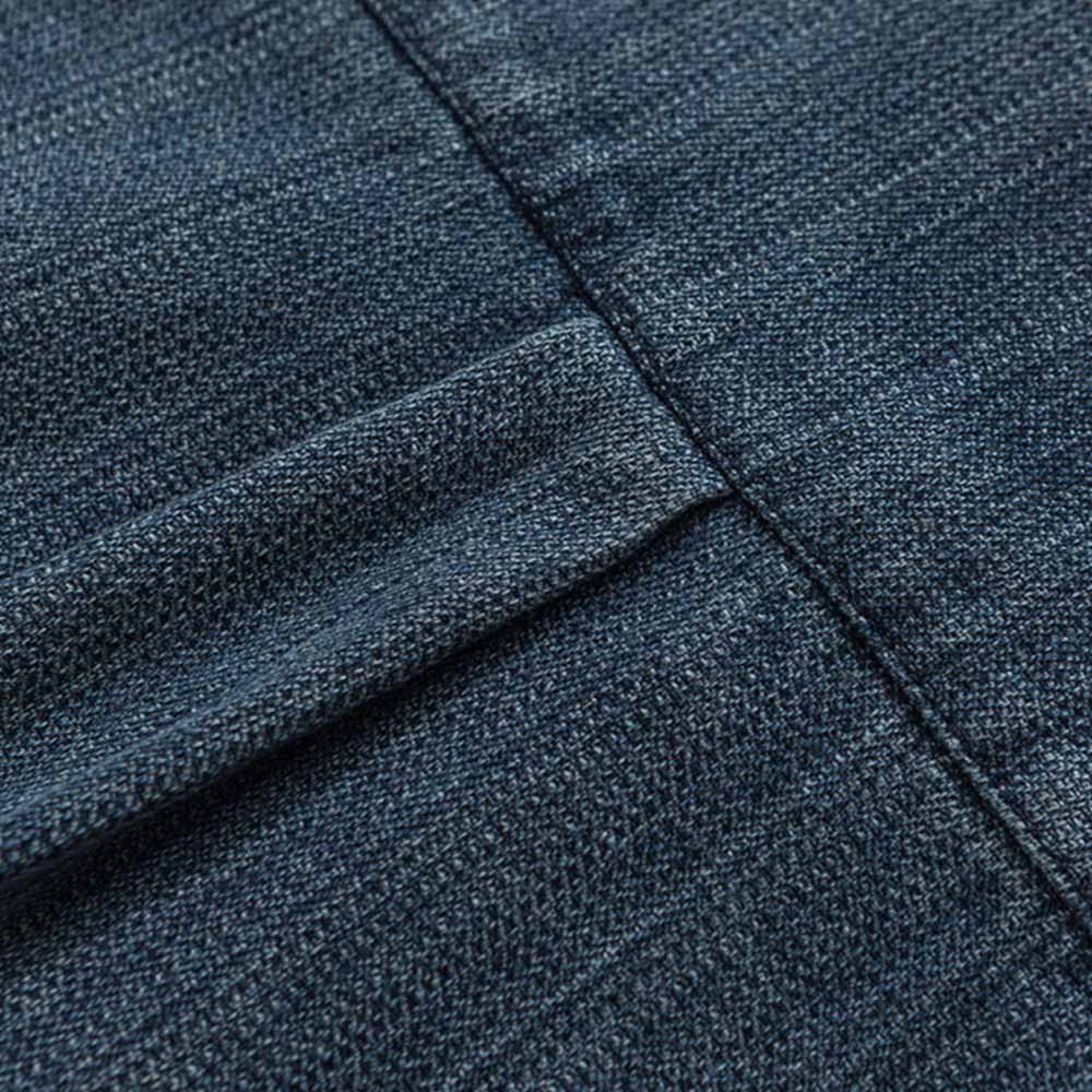 アメカジデニム長袖シャツ