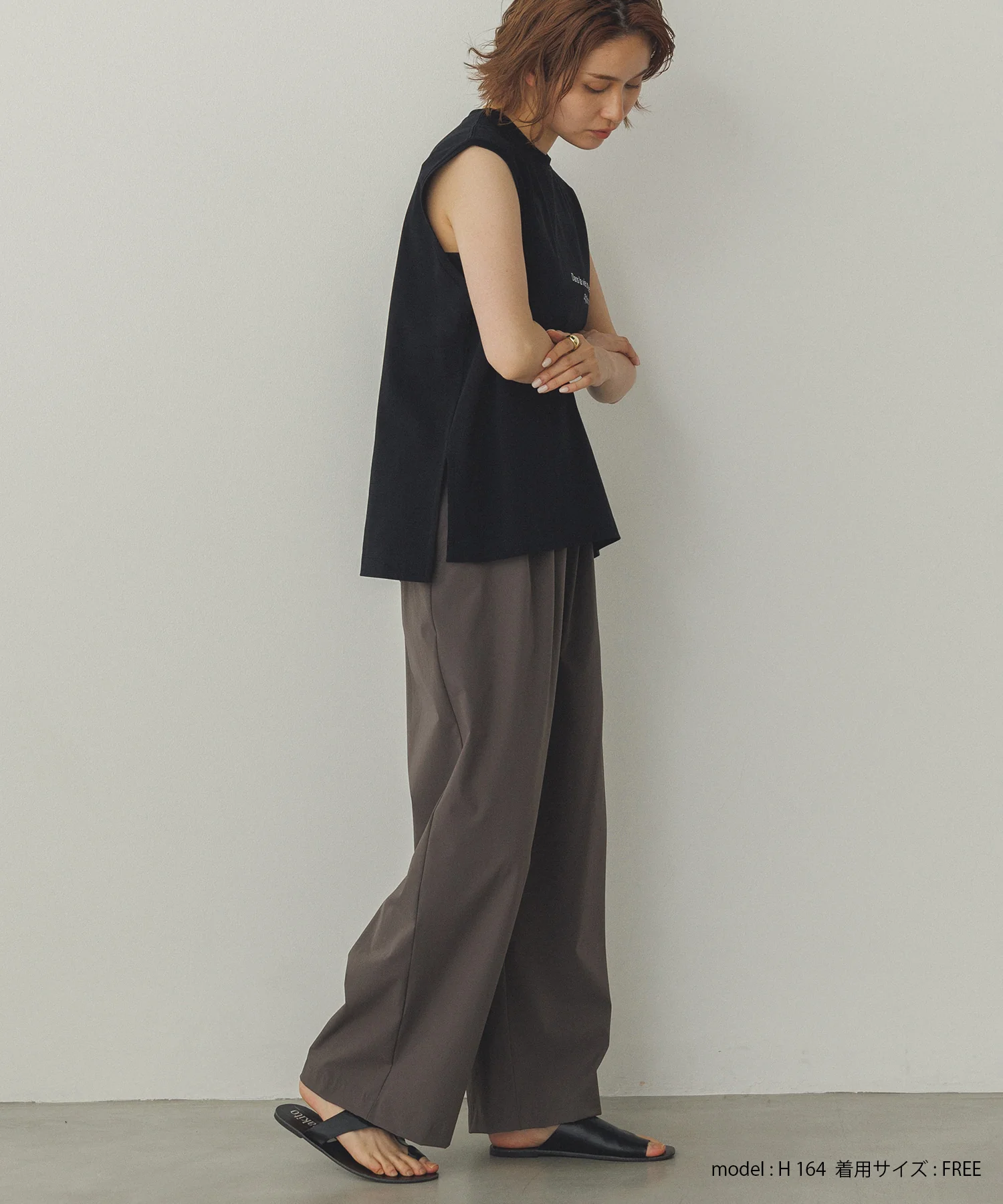 ミニロゴプリント フレンチトップス