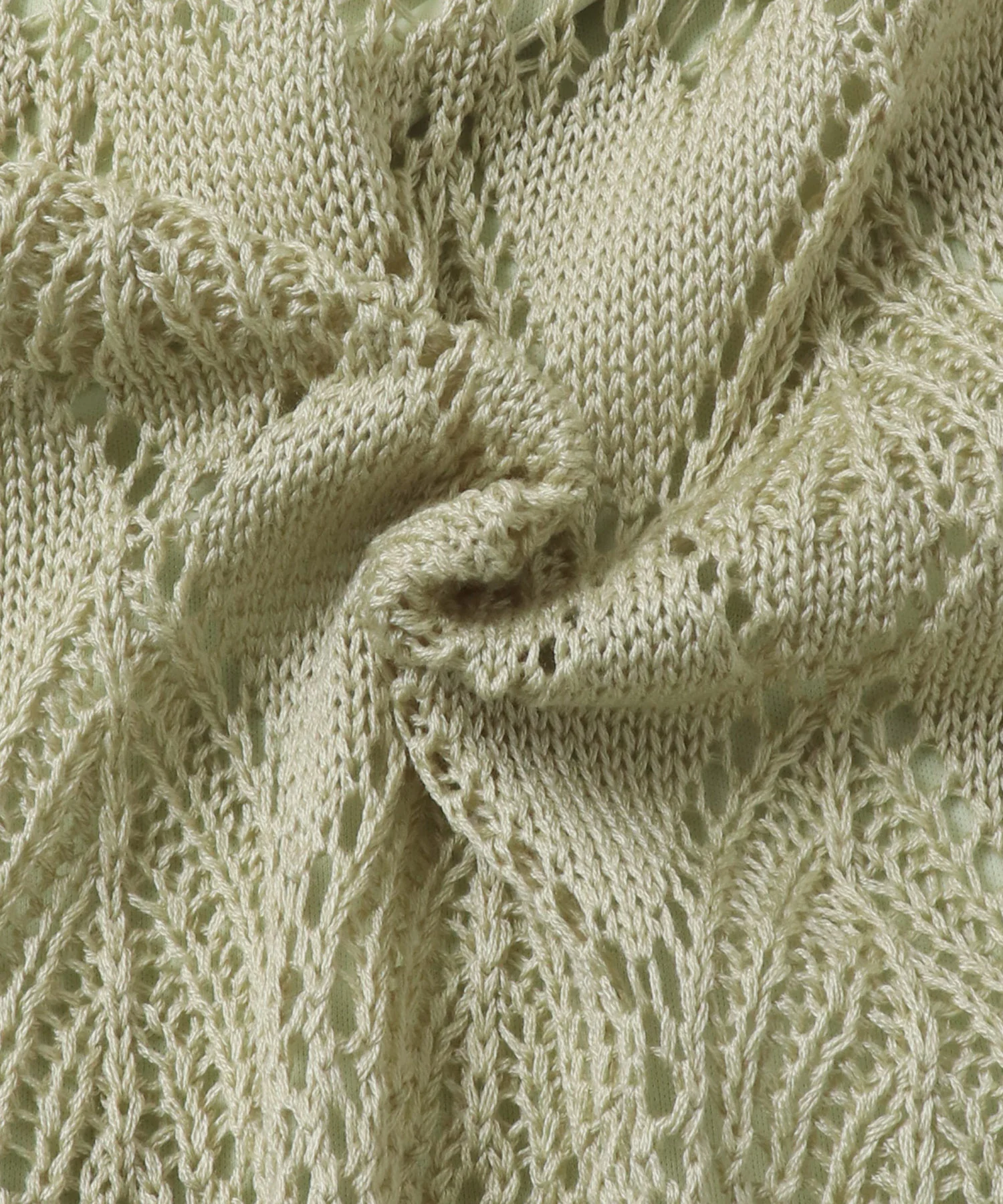 透かし編み ニットスカート