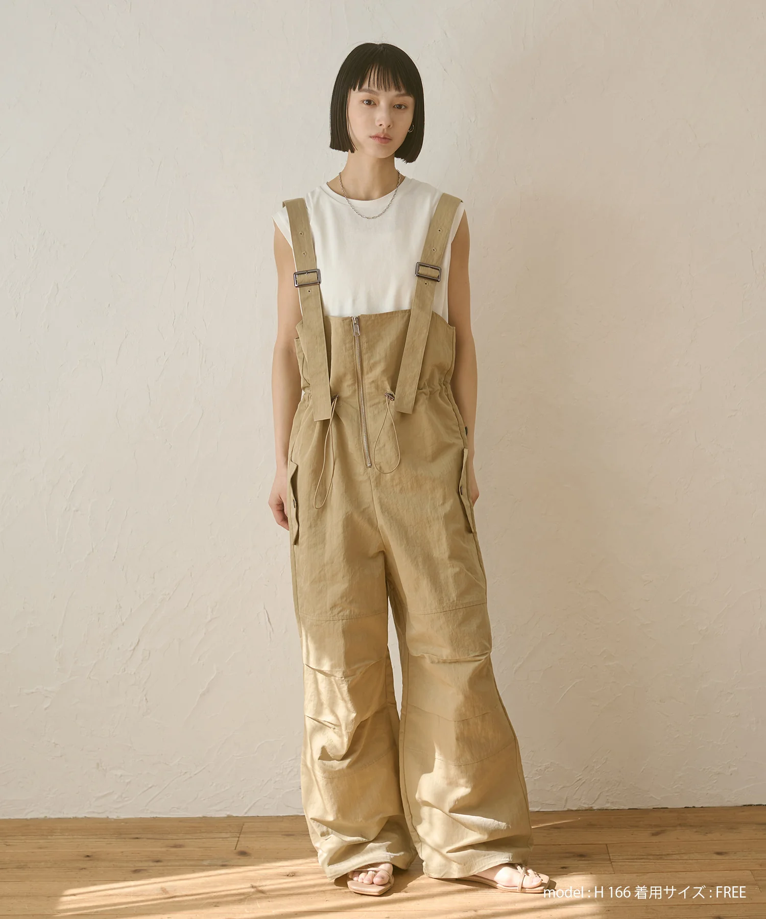 【新色追加】ベーシックノースリーブトップス