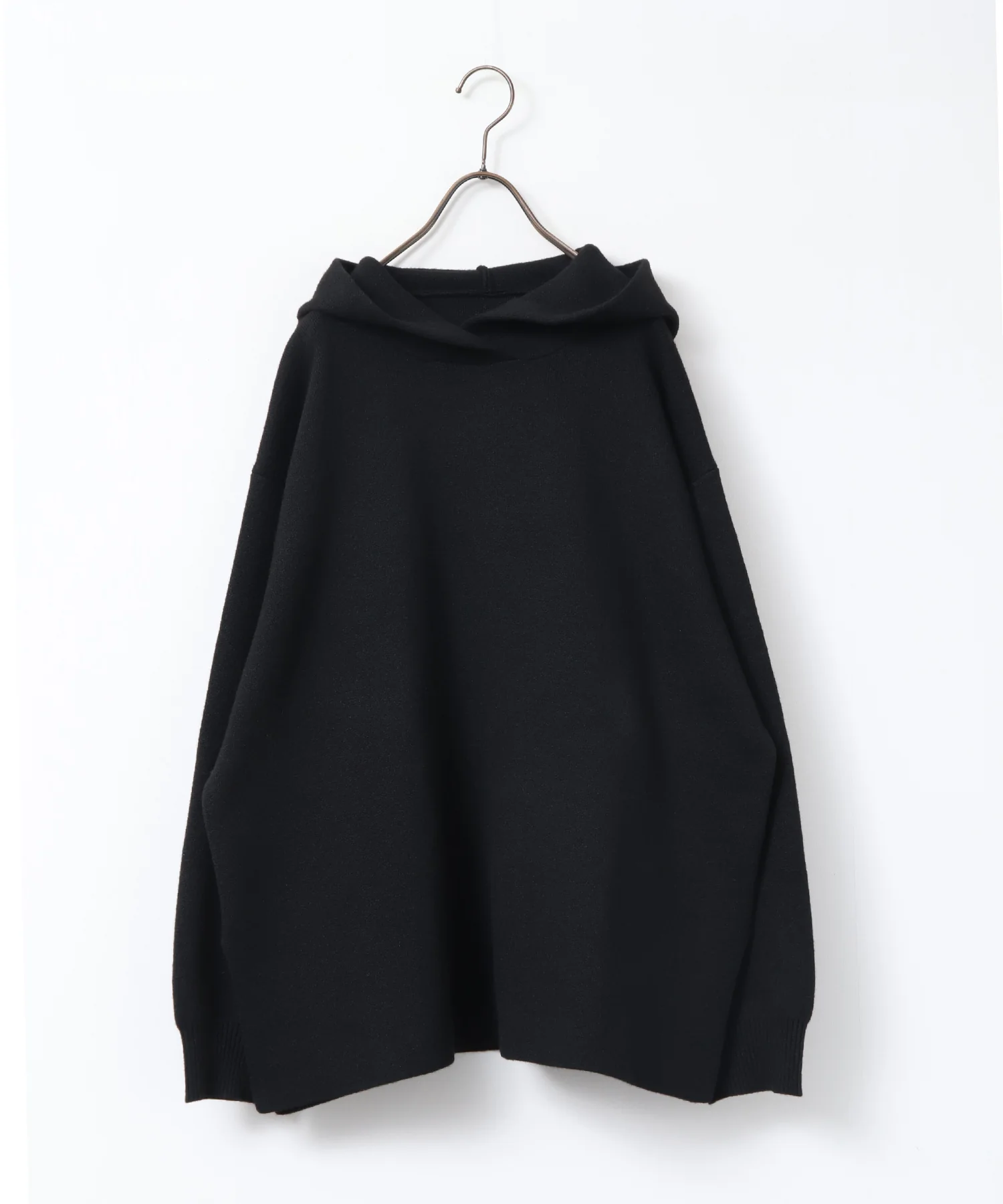 ニット フードパーカー