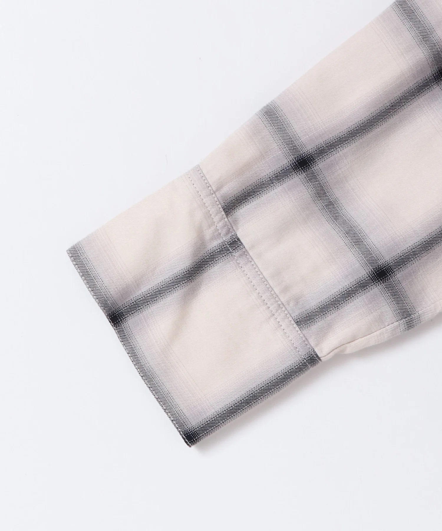 オンブレチェック オーバーシャツ