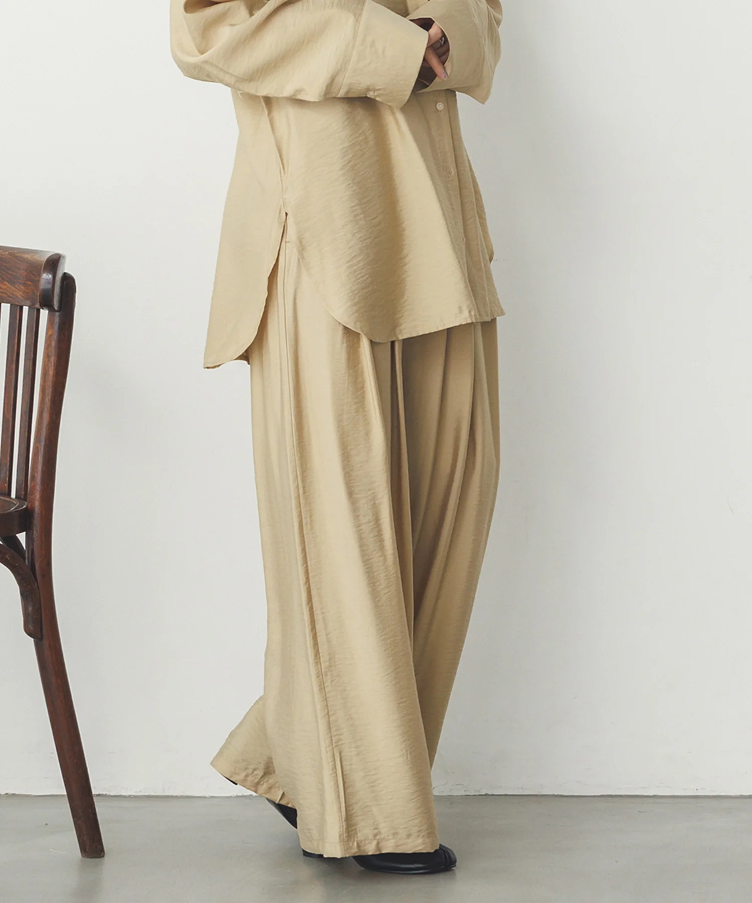 ヴィンテージクロス ワイドパンツ
