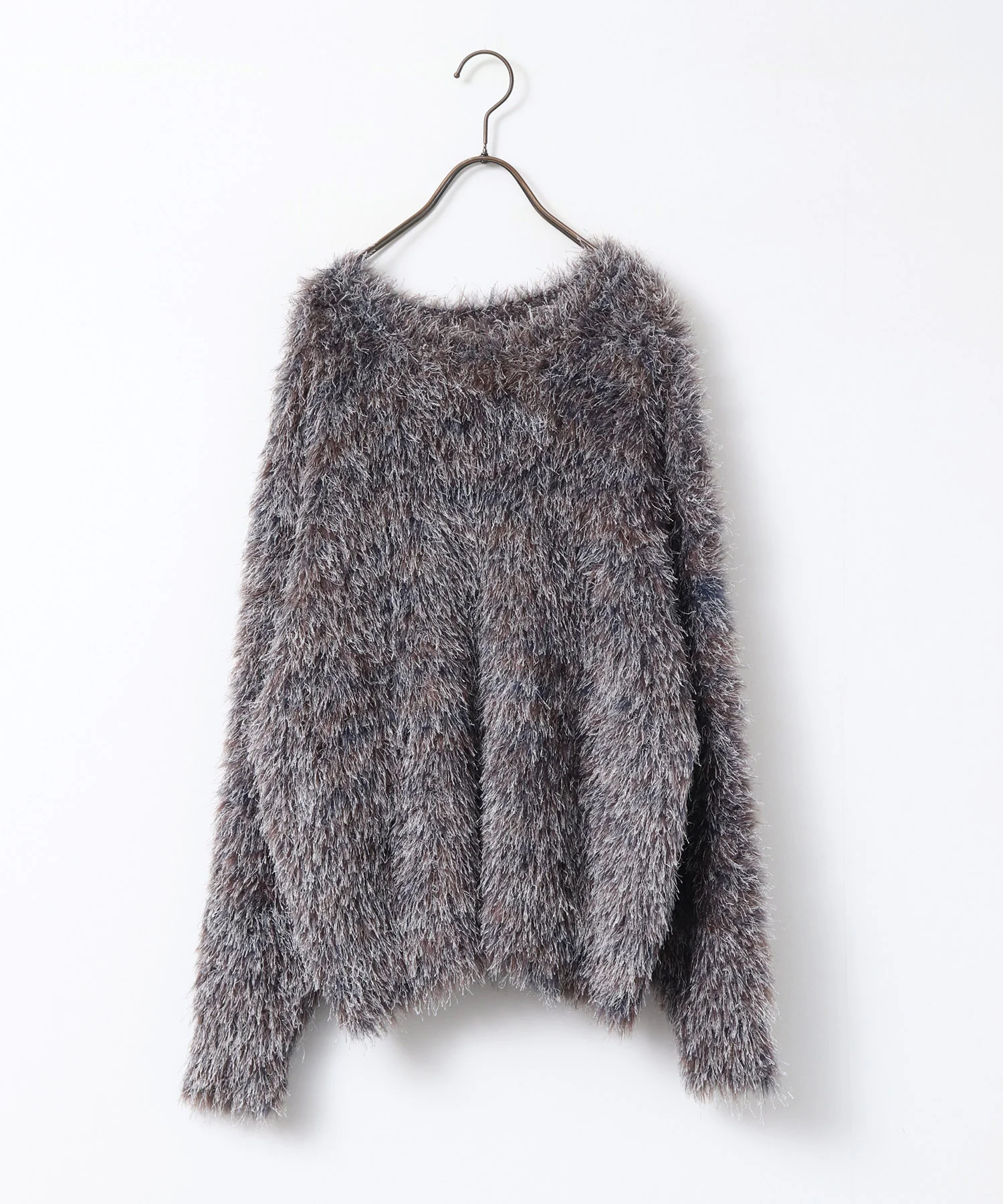 ミックス シャギーニット