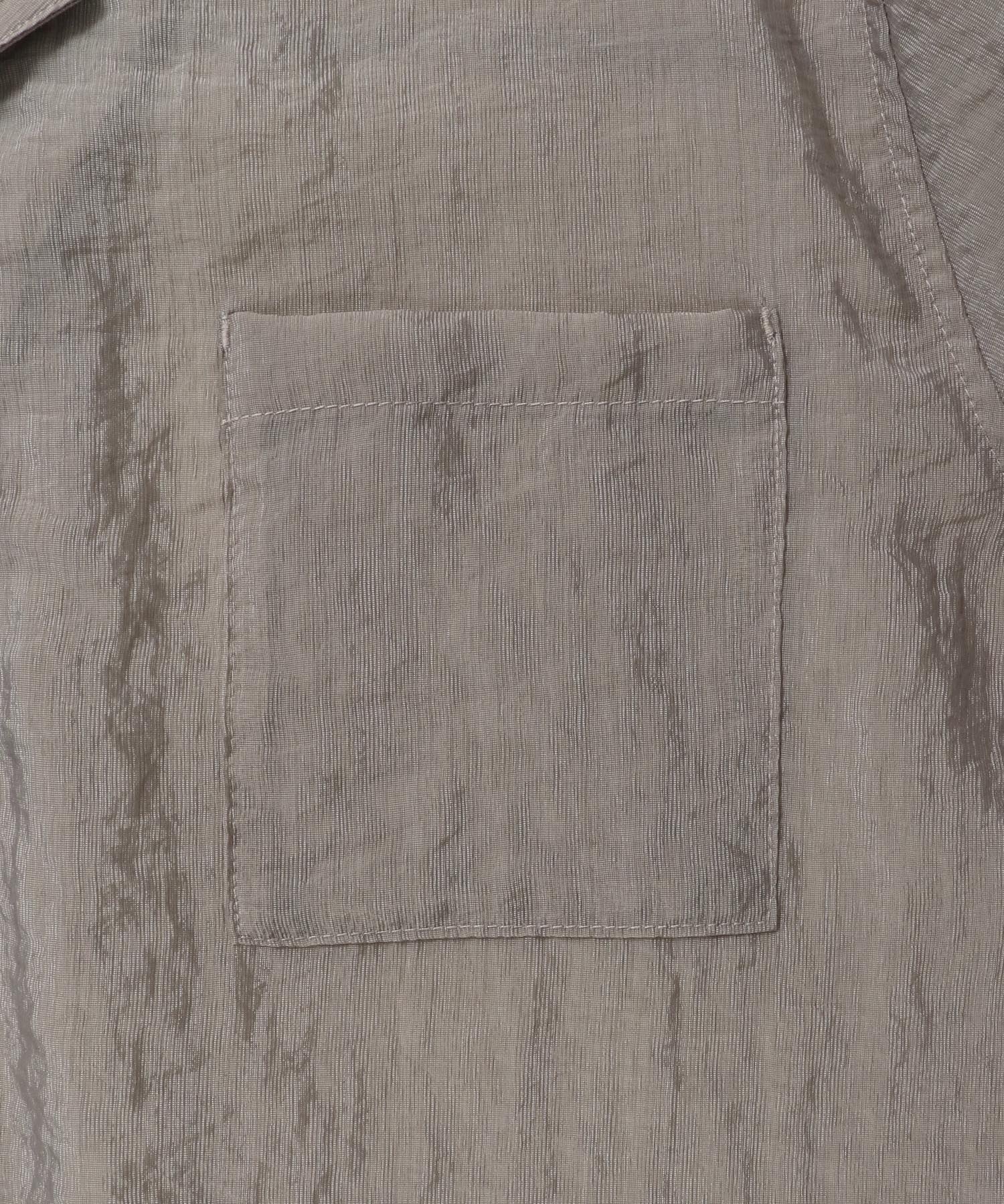 半袖 ツヤシアーシャツ