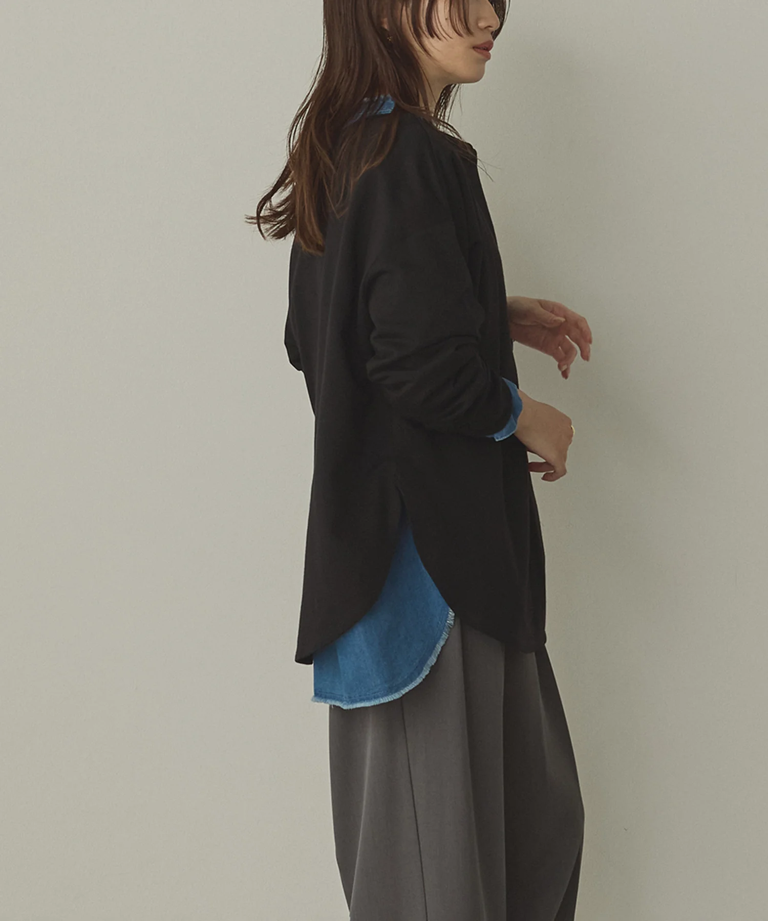 【WEB限定/別注】2WAY ハーフジップスウェット