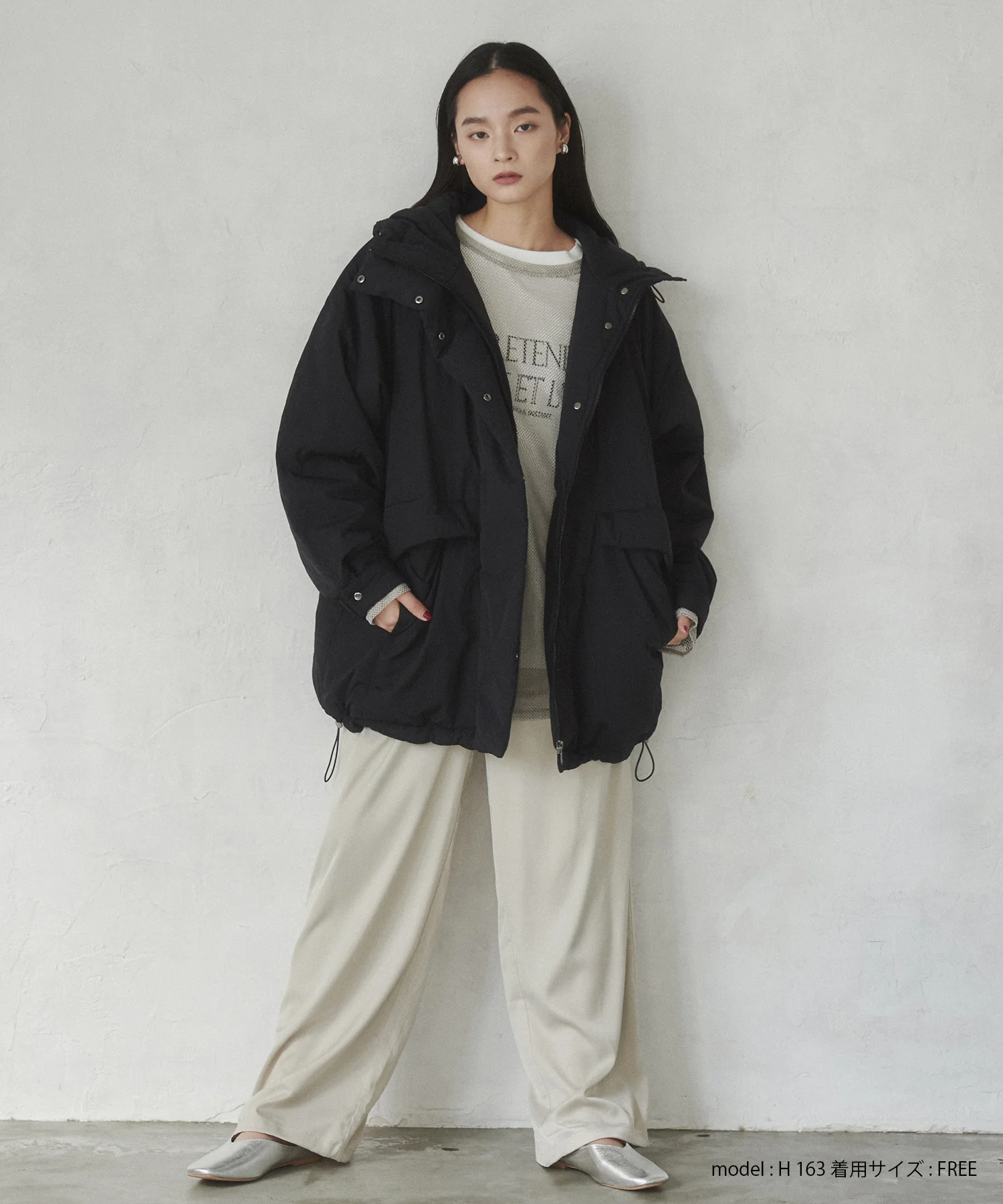 中綿ミディアム フードコート