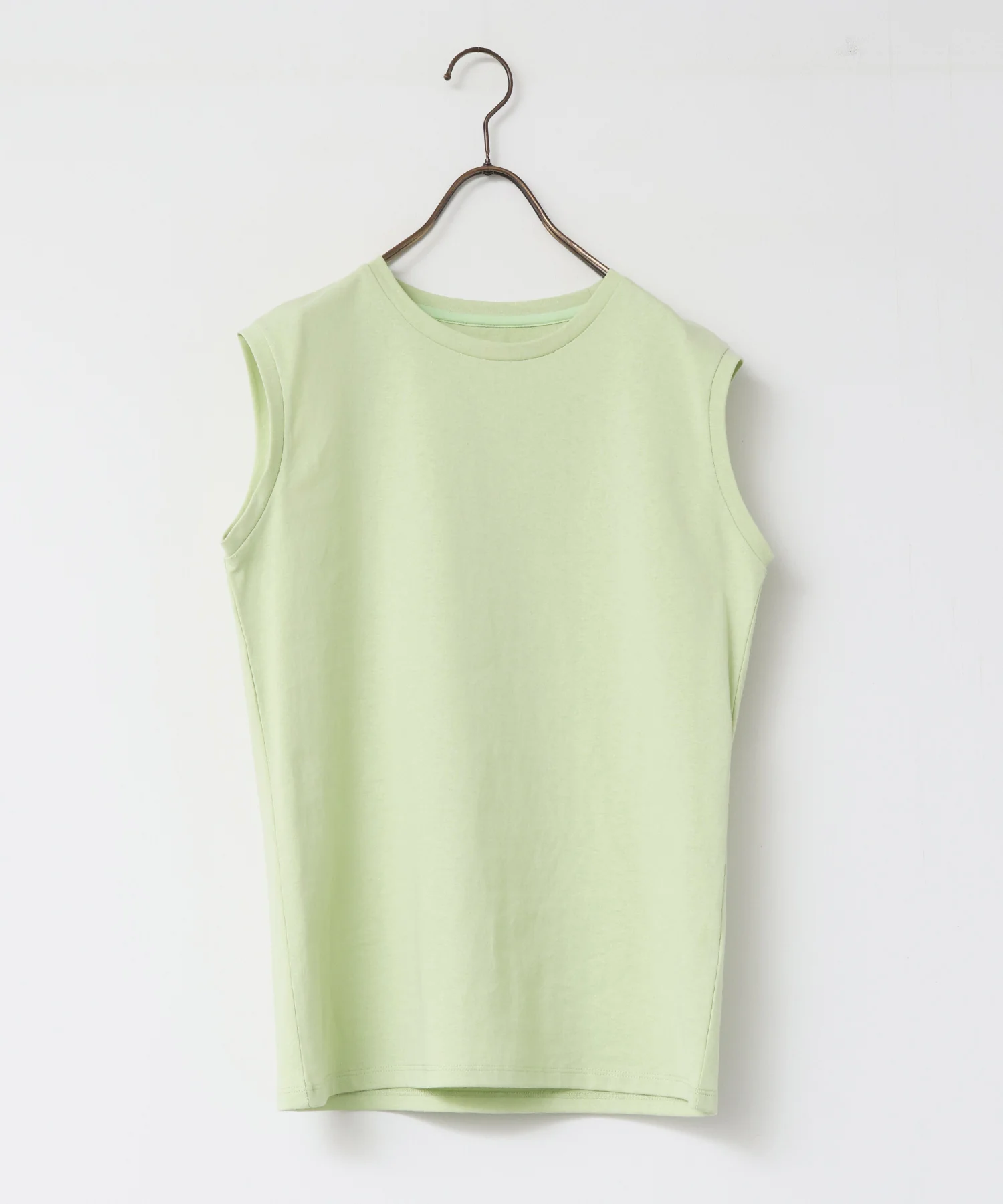 【新色追加】ベーシックノースリーブトップス