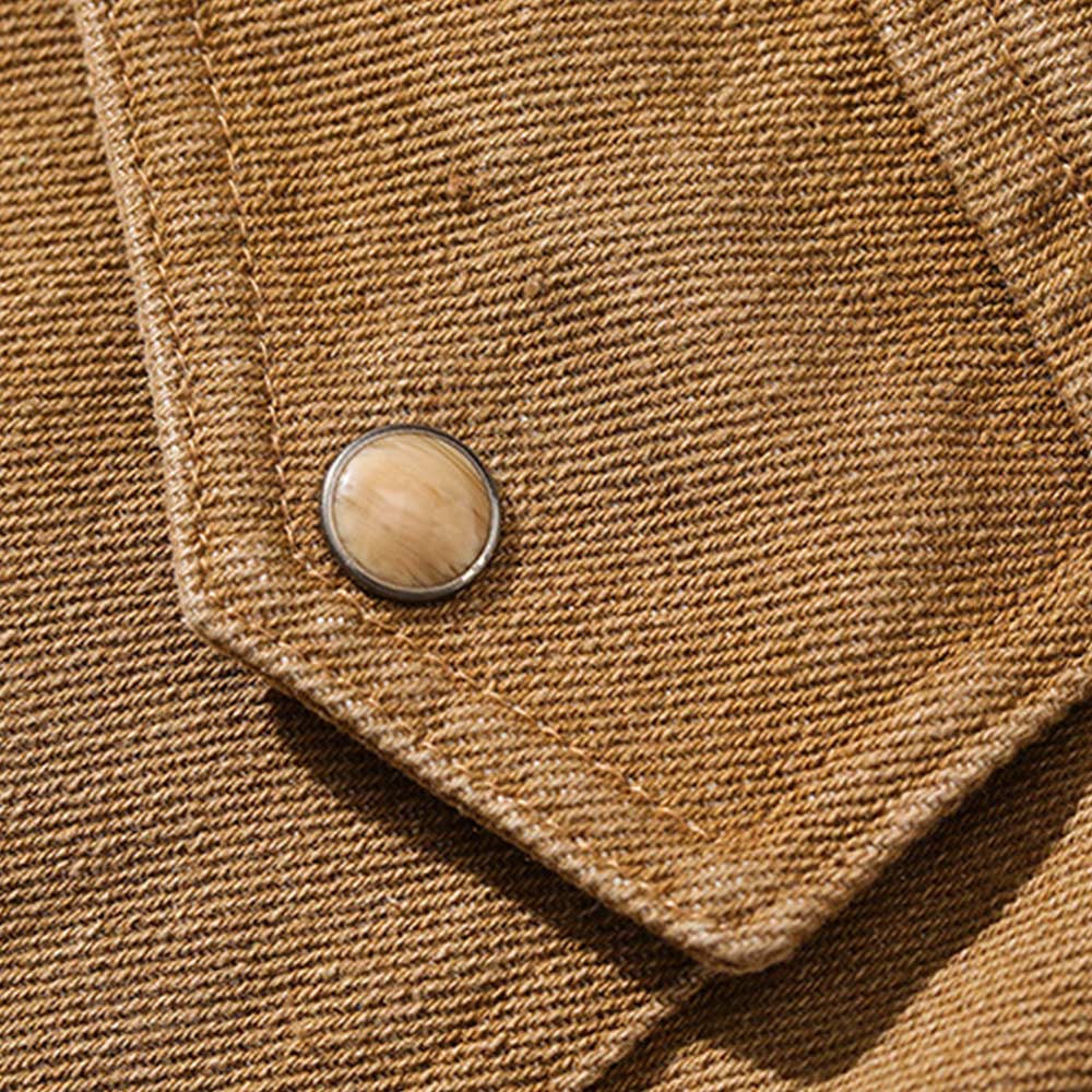 総刺繍　ブルースロックウエスタンシャツ