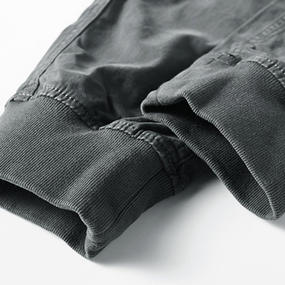 ミリタリー風　裾絞りパラトルーパーパンツ