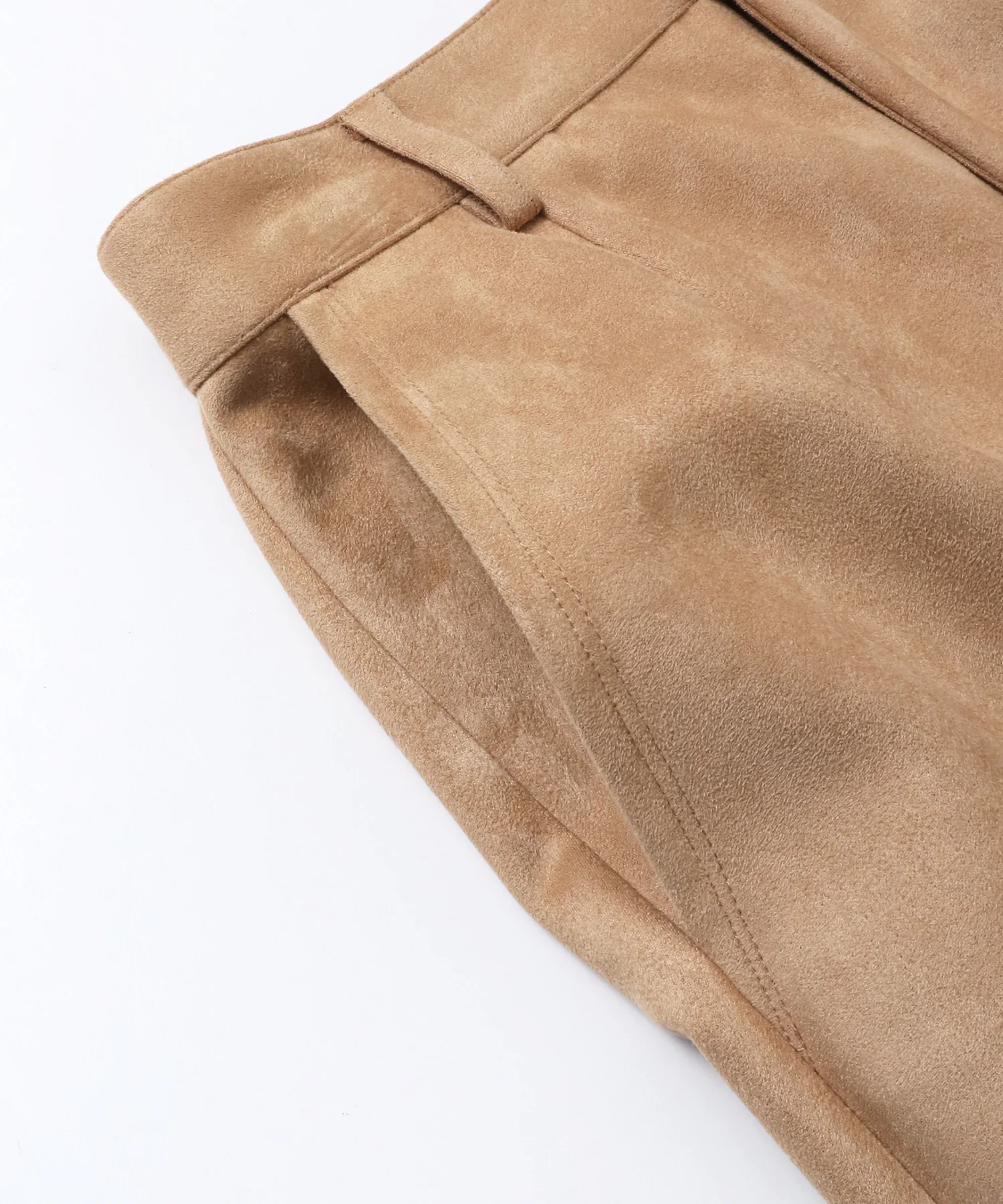 フェイクスウェード ロングスカート