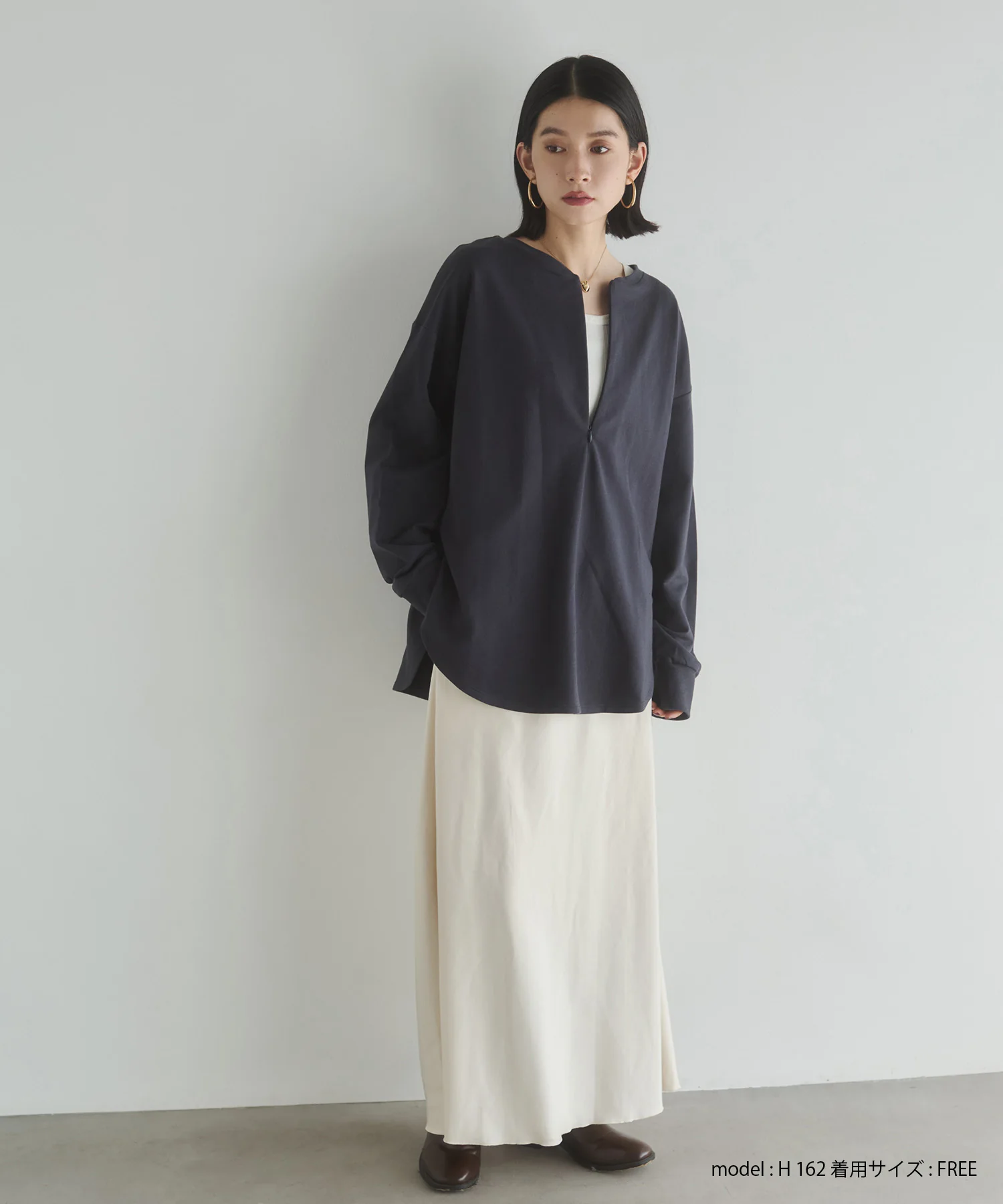 【WEB限定/別注】2WAY ハーフジップスウェット