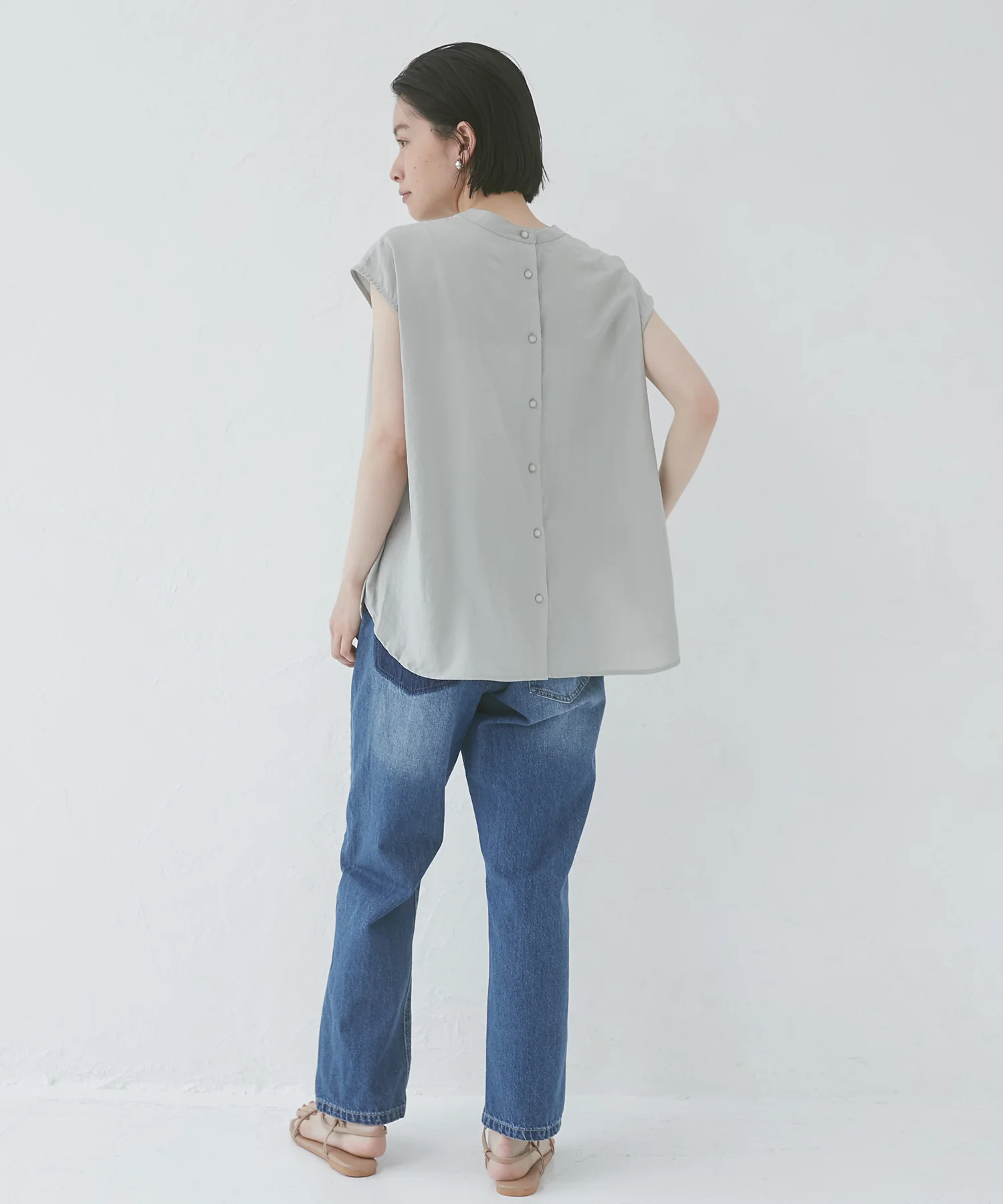 フレンチスリーブシャツ