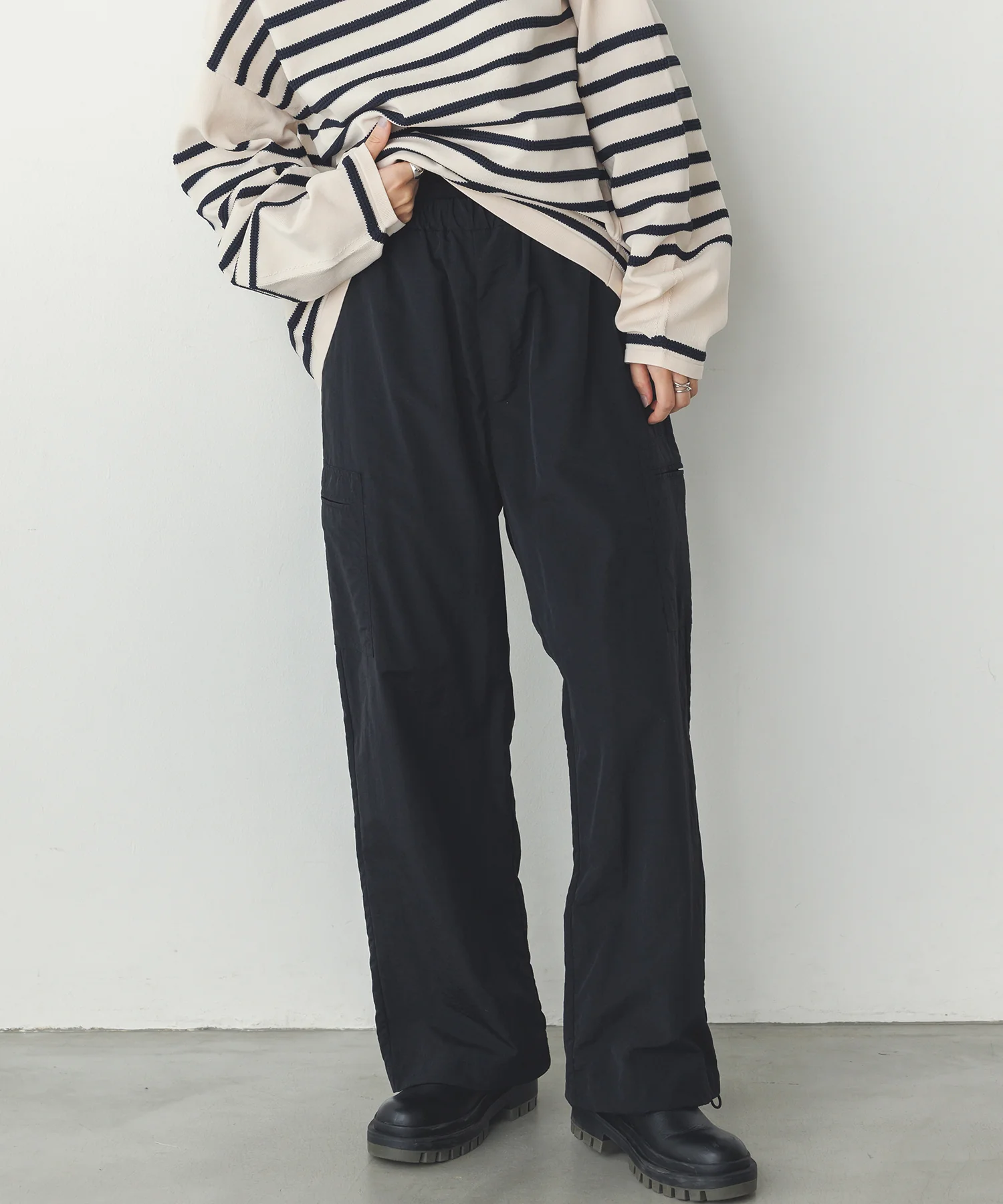 ナイロン カーゴパンツ