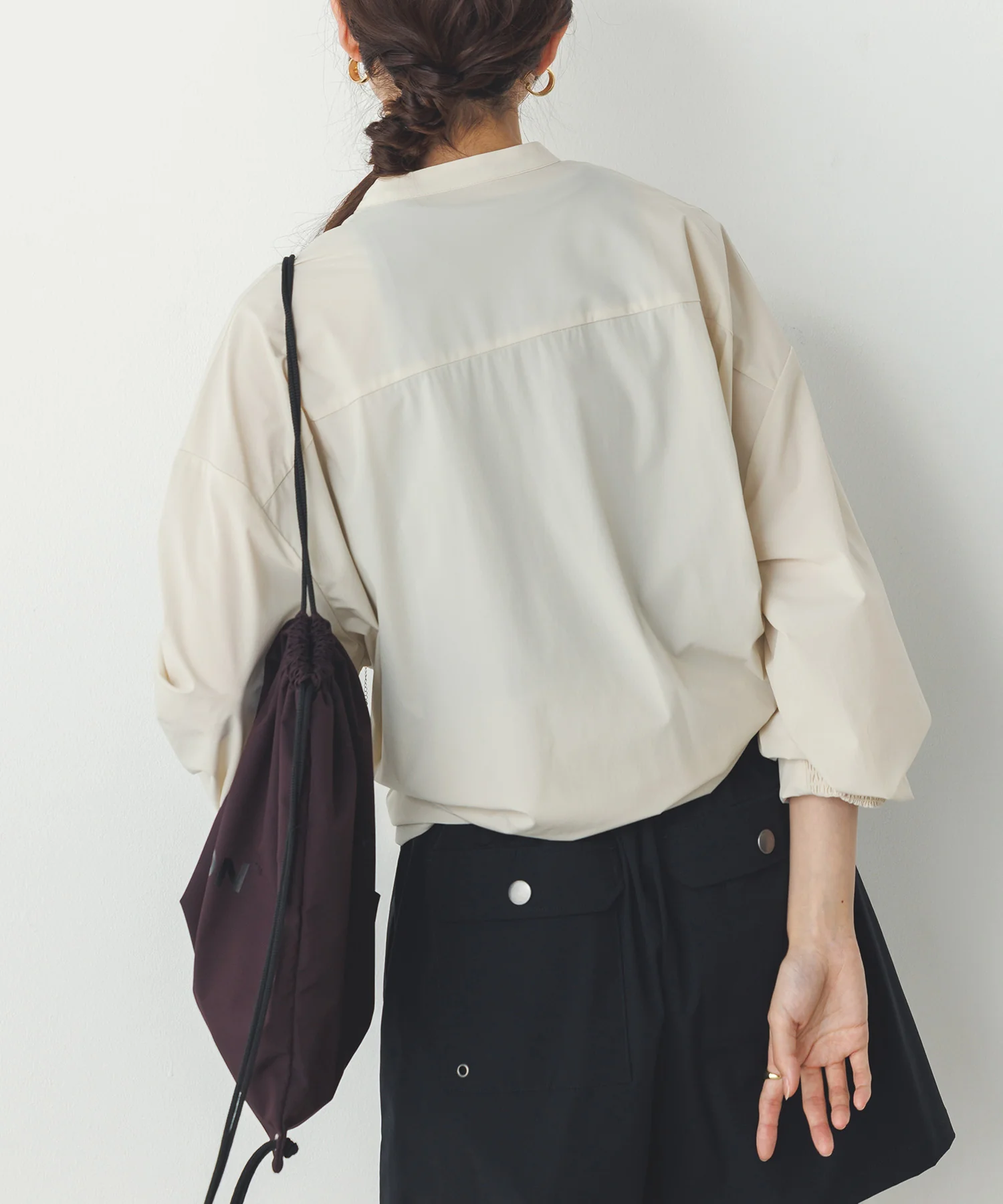 【新色追加】【接触冷感】2WAY カシュクールシャツ