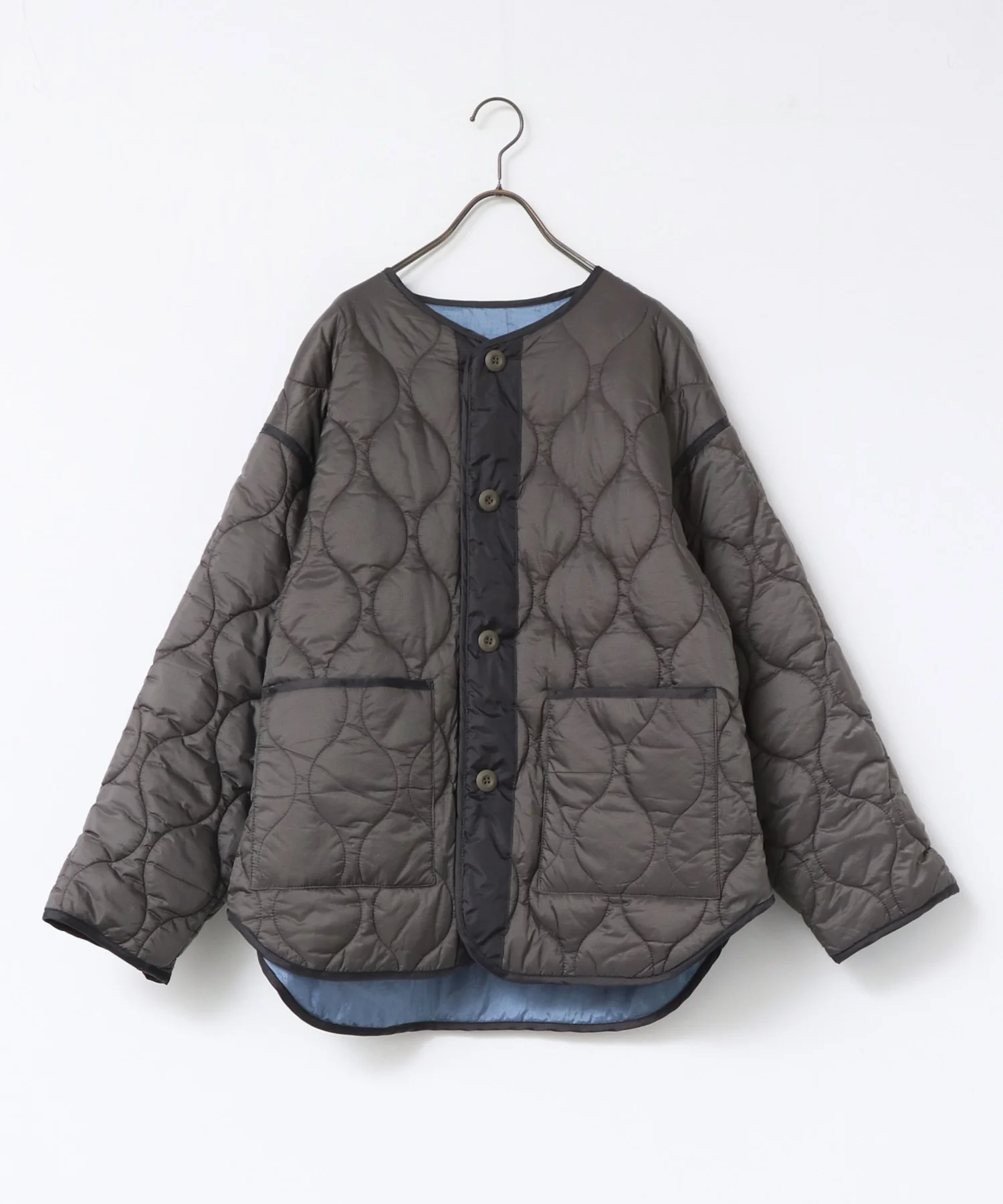 リップストップナイロンリバーシブルジャケット