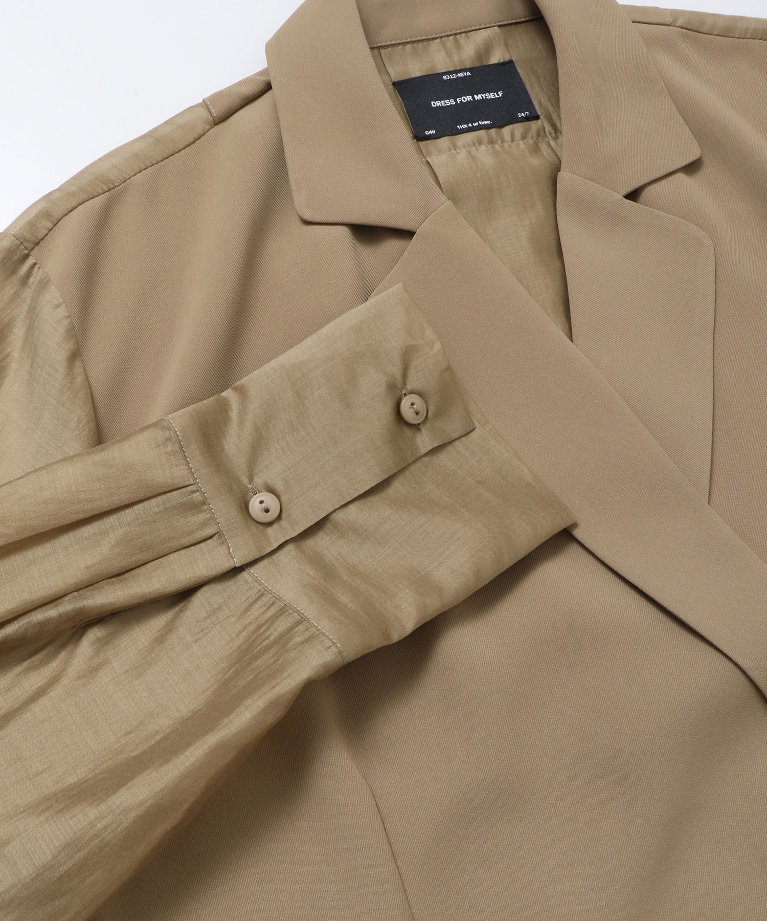 ポリツイル シアーテーラードジャケット