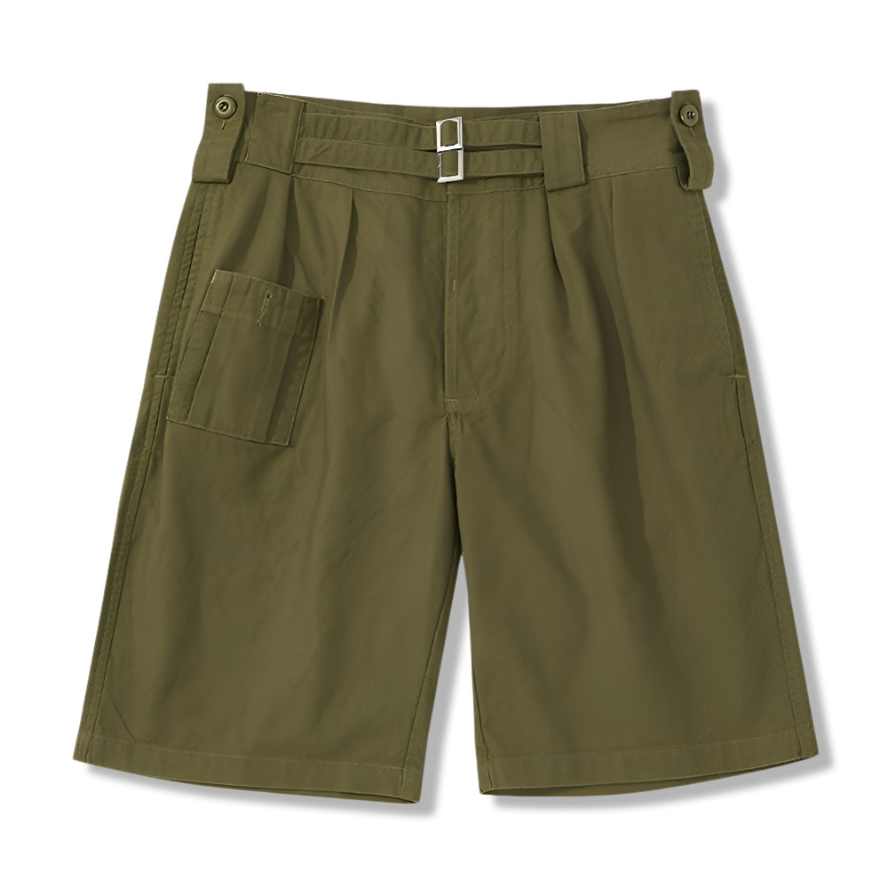 グルカ風バミューダショートパンツ