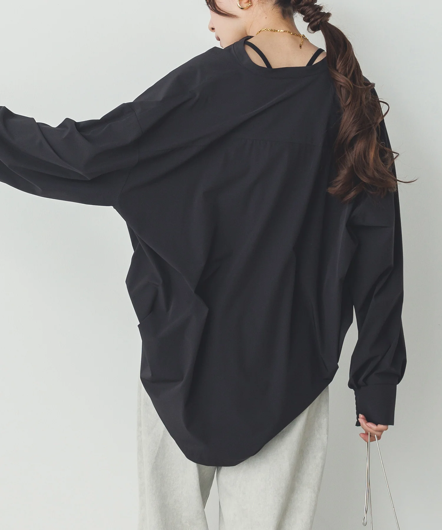 【新色追加】【接触冷感】2WAY カシュクールシャツ