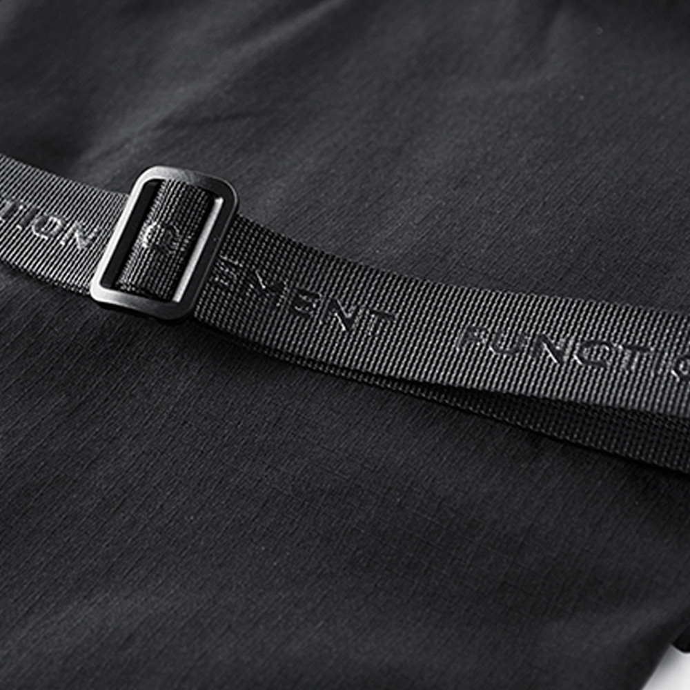 防水・耐引裂　取り外し可能なグログランテープ付き パラシュートパンツ