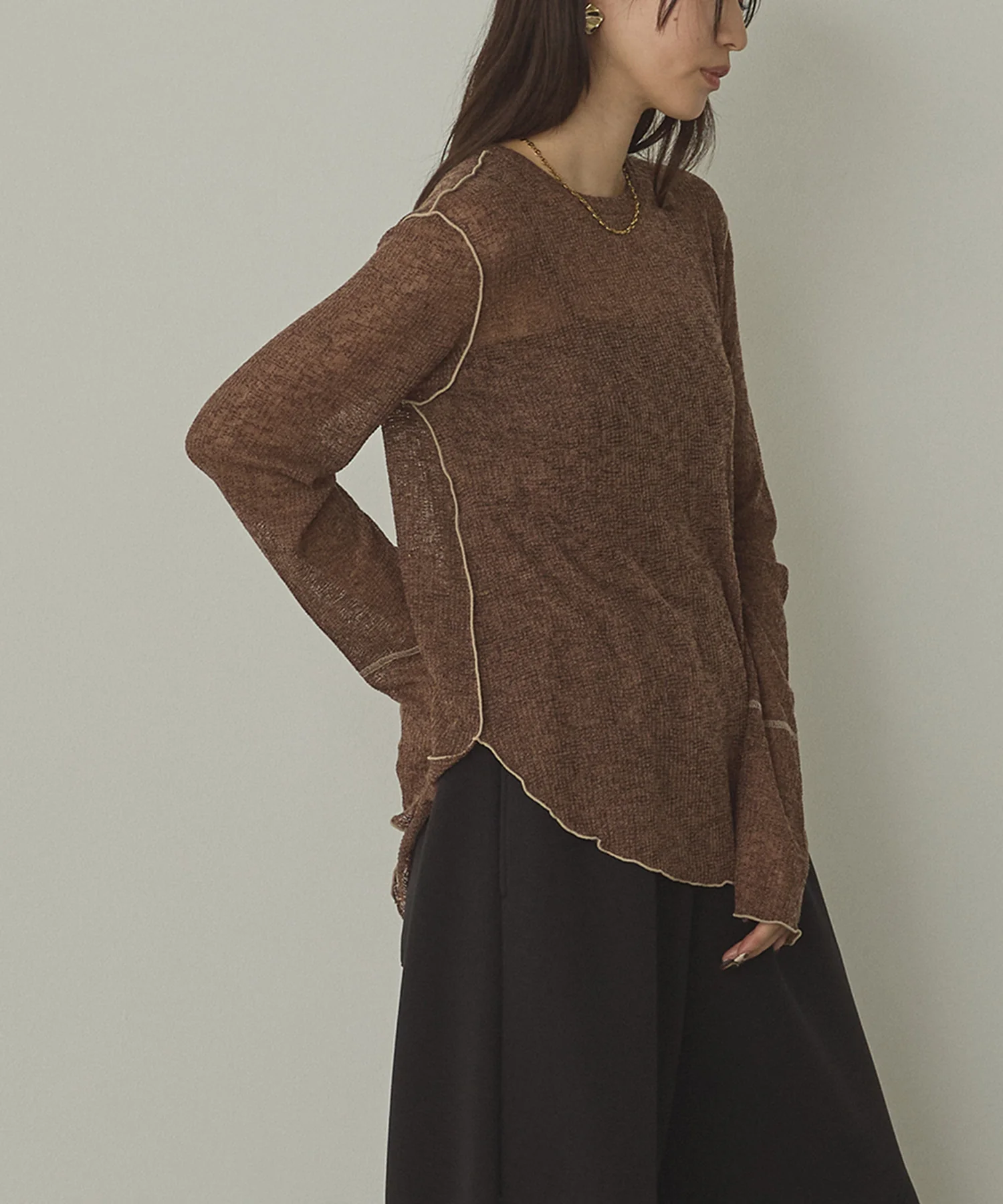 【新色追加】配色メロウ シアートップス