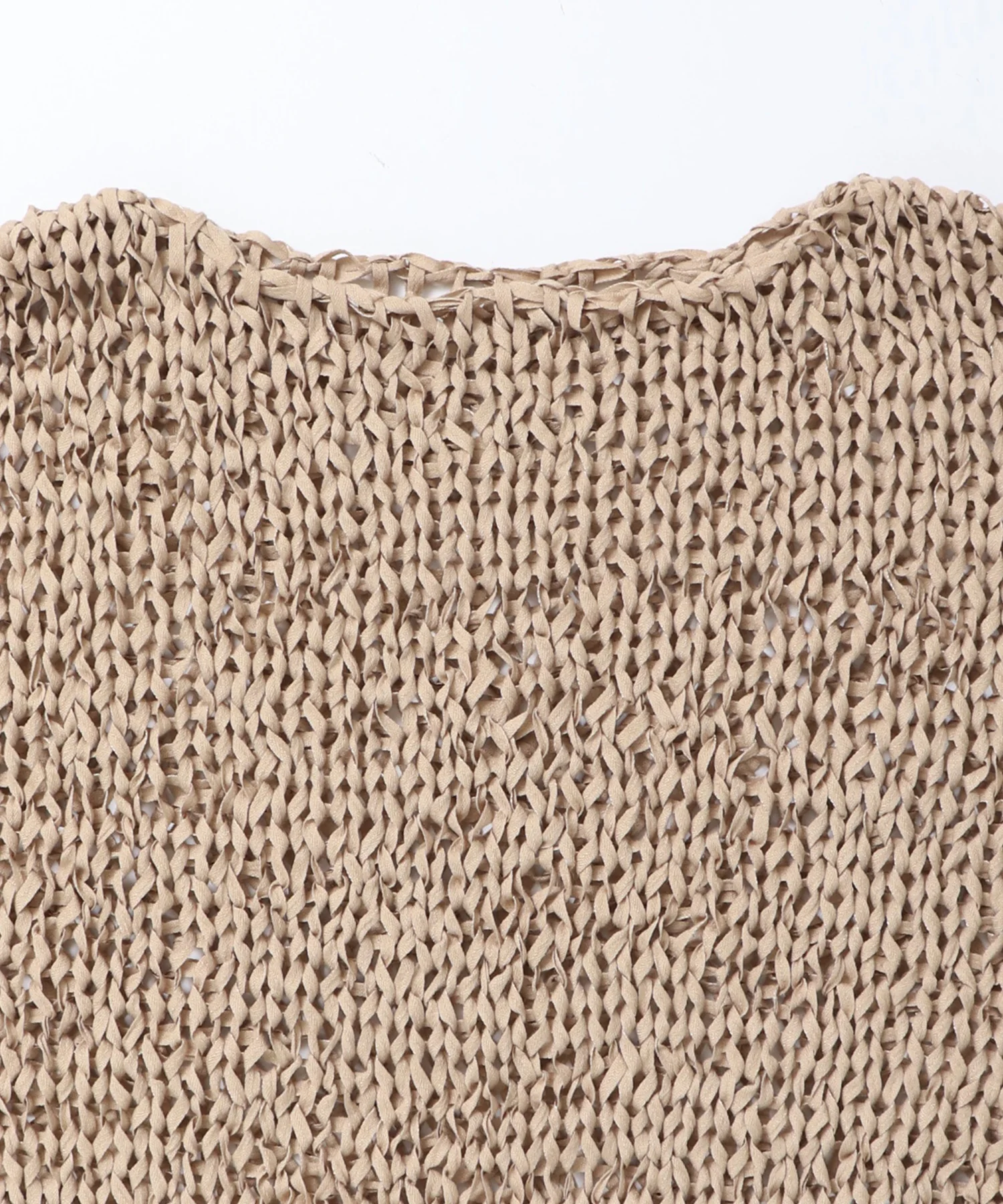 ペーパーヤーン 透かし編みニット