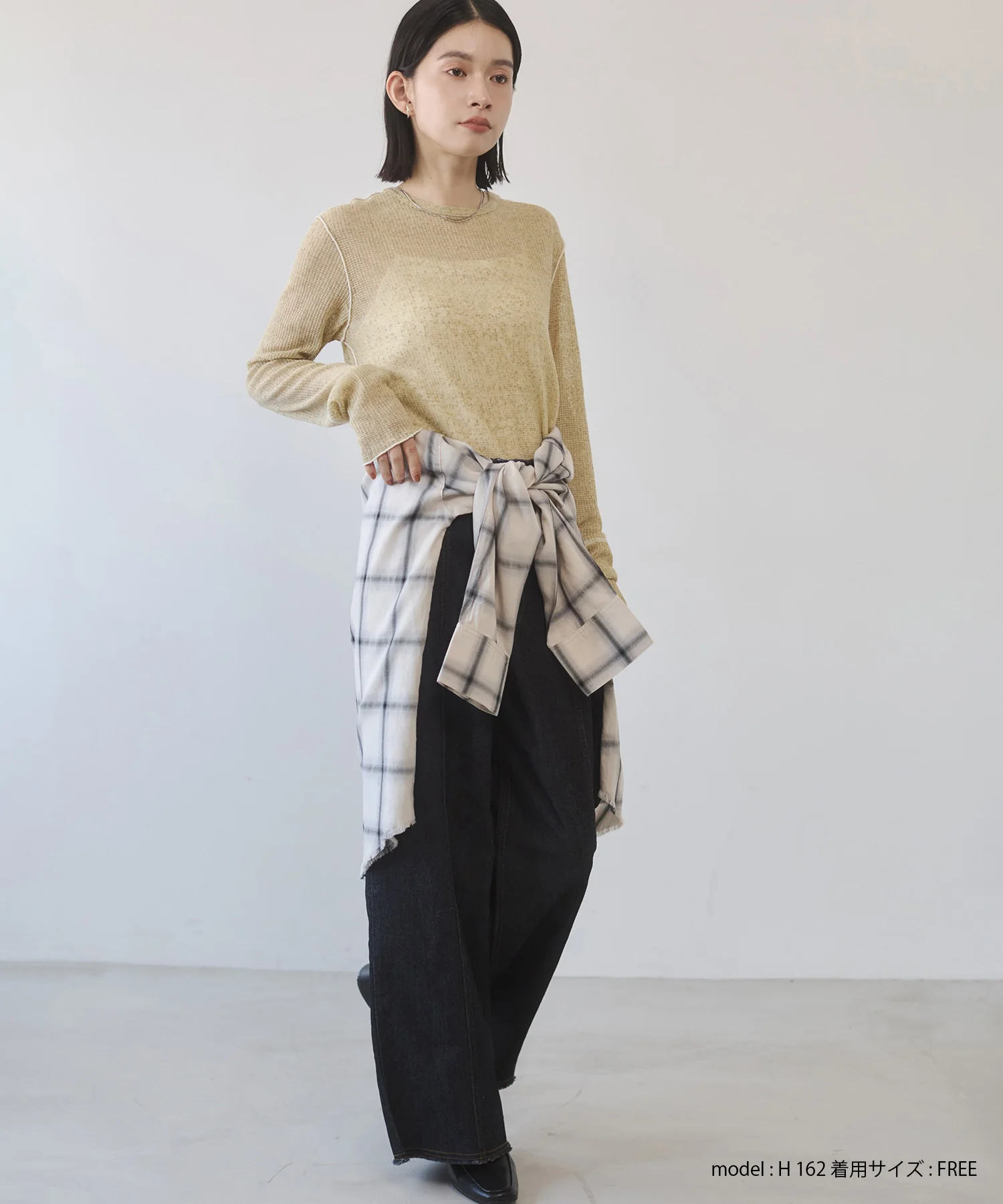 【新色追加】配色メロウ シアートップス