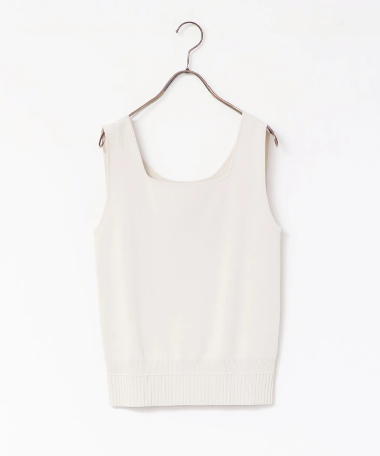 前後2WAY スクエアニットタンク