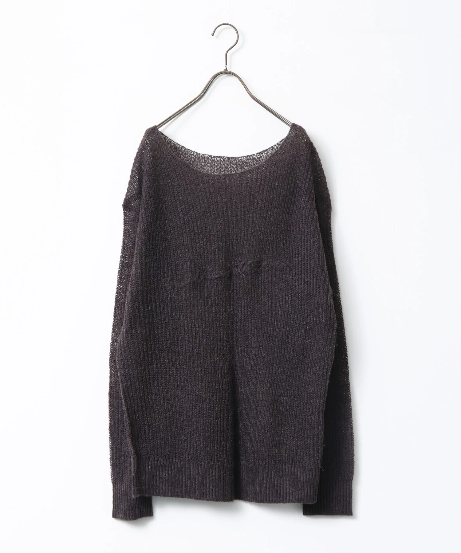 アルパカニット ロゴシアートップス