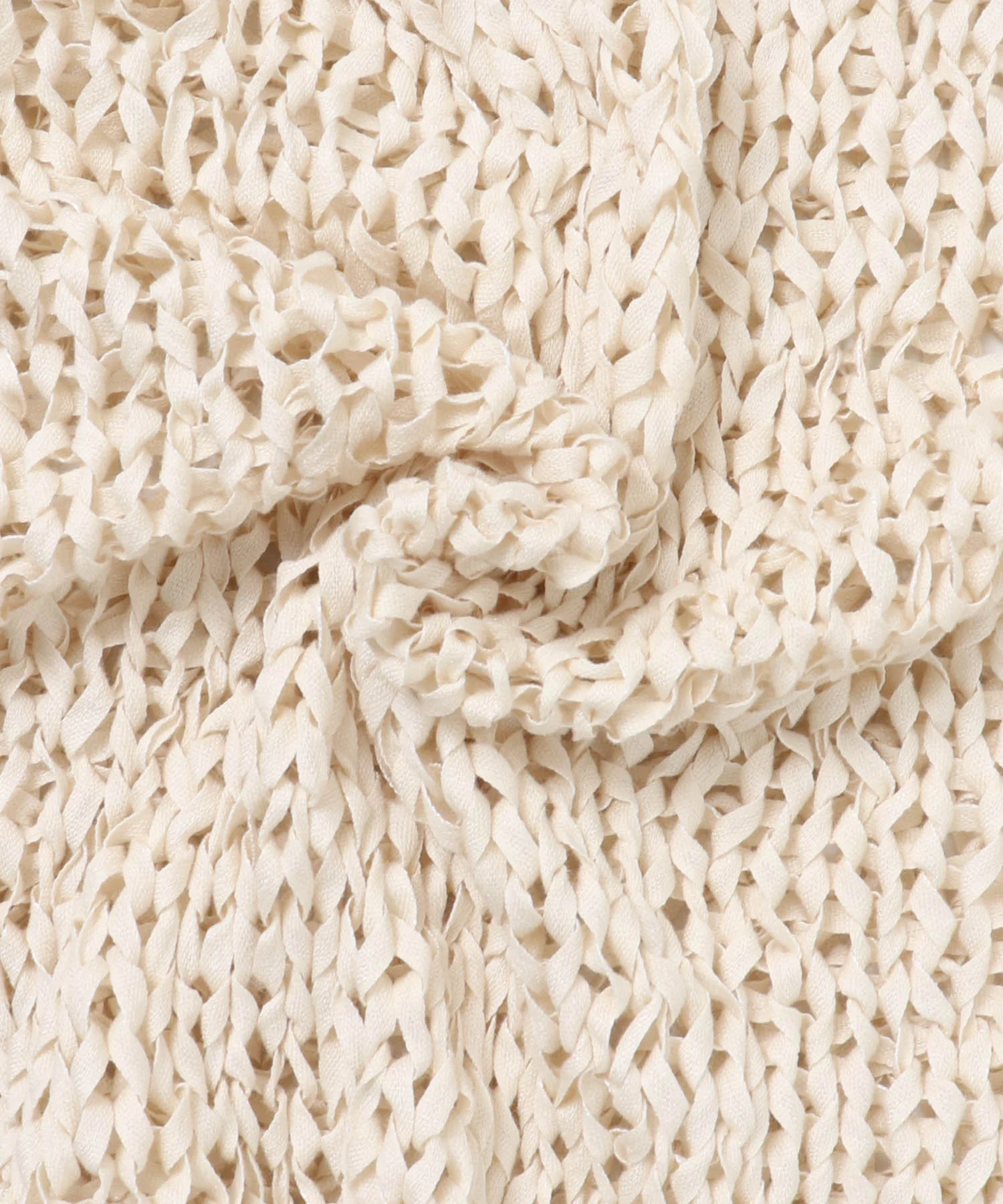 ペーパーヤーン 透かし編みニット