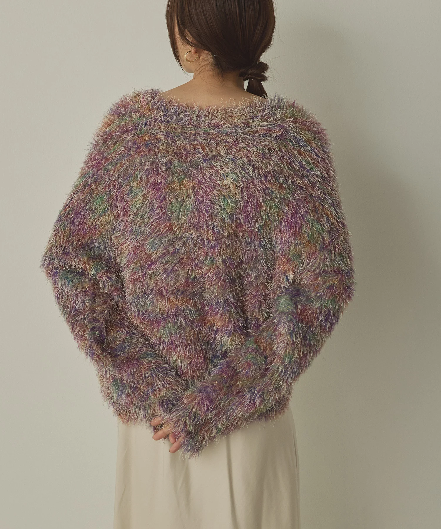 ミックス シャギーニット