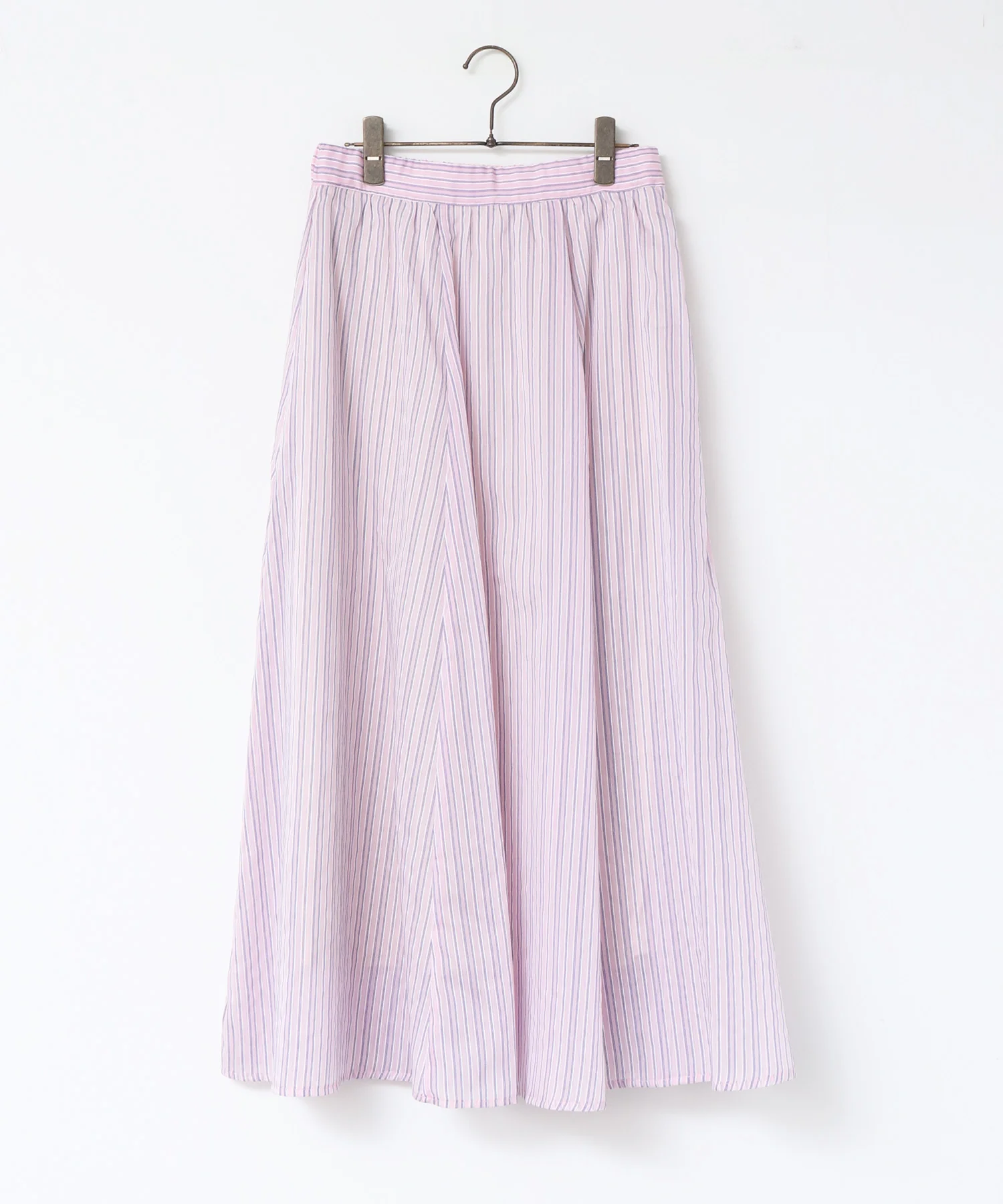 ドビーストライプ シアーフレアスカート