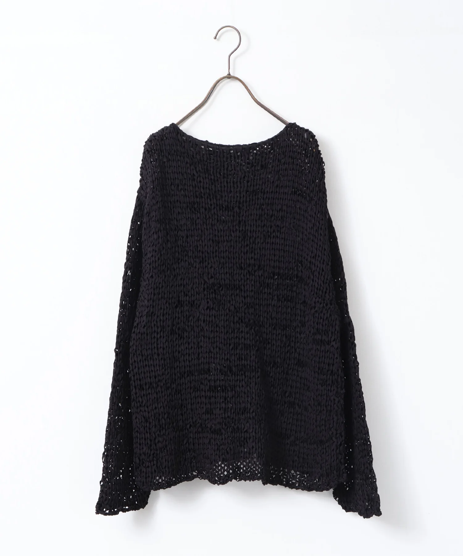 ペーパーヤーン 透かし編みニット