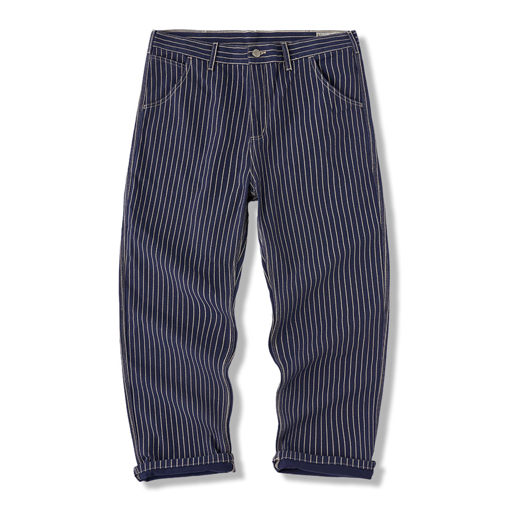 WABASHストライプカーゴパンツ