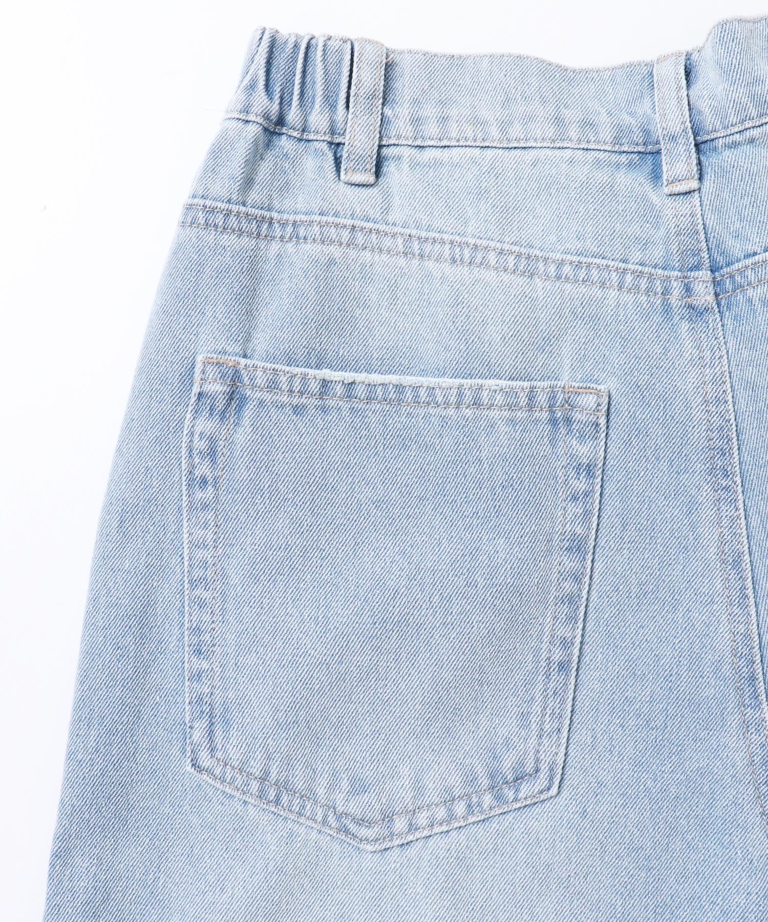 デニム/ツイル バギーパンツ