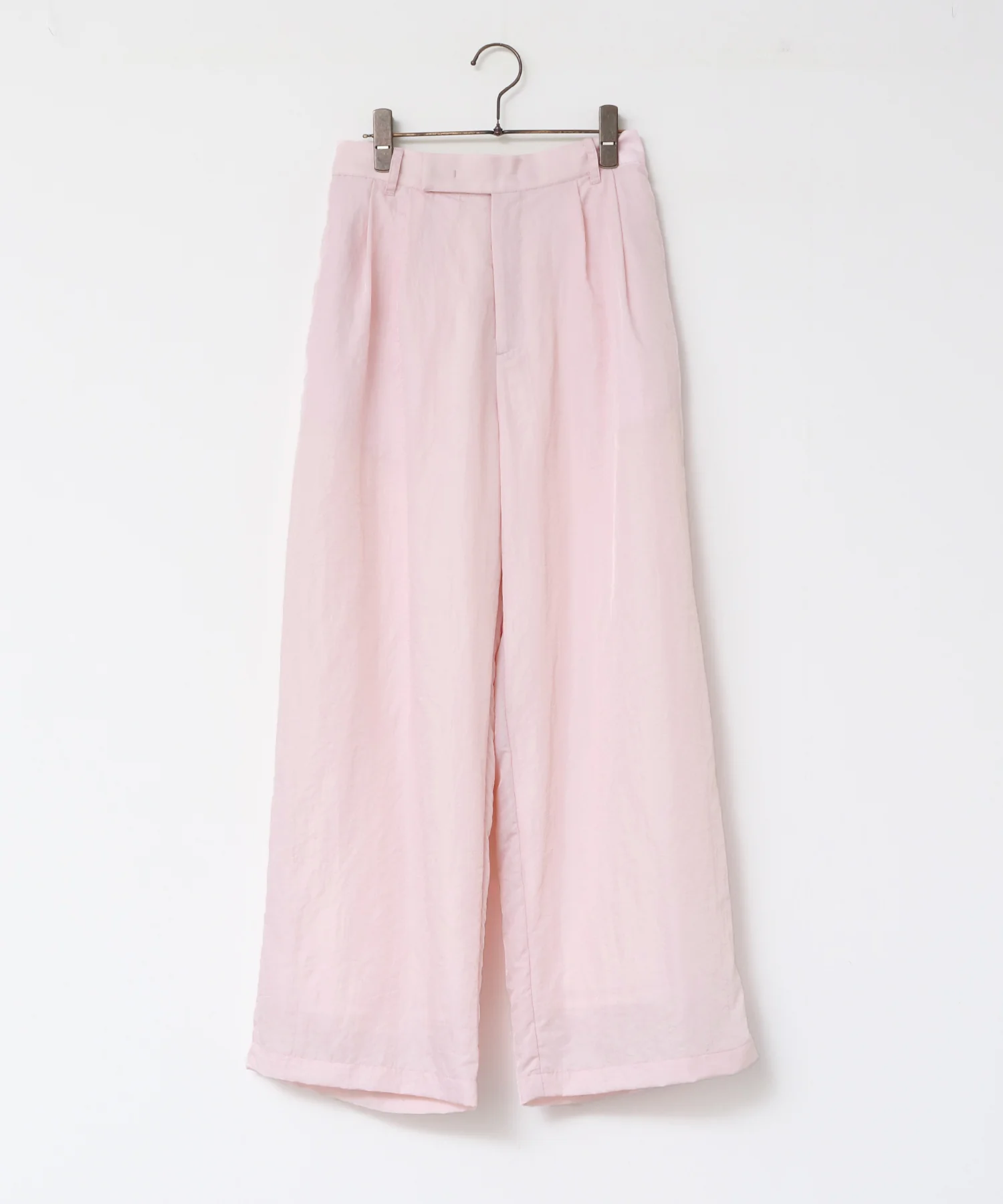 ナイロンツイル タックパンツ