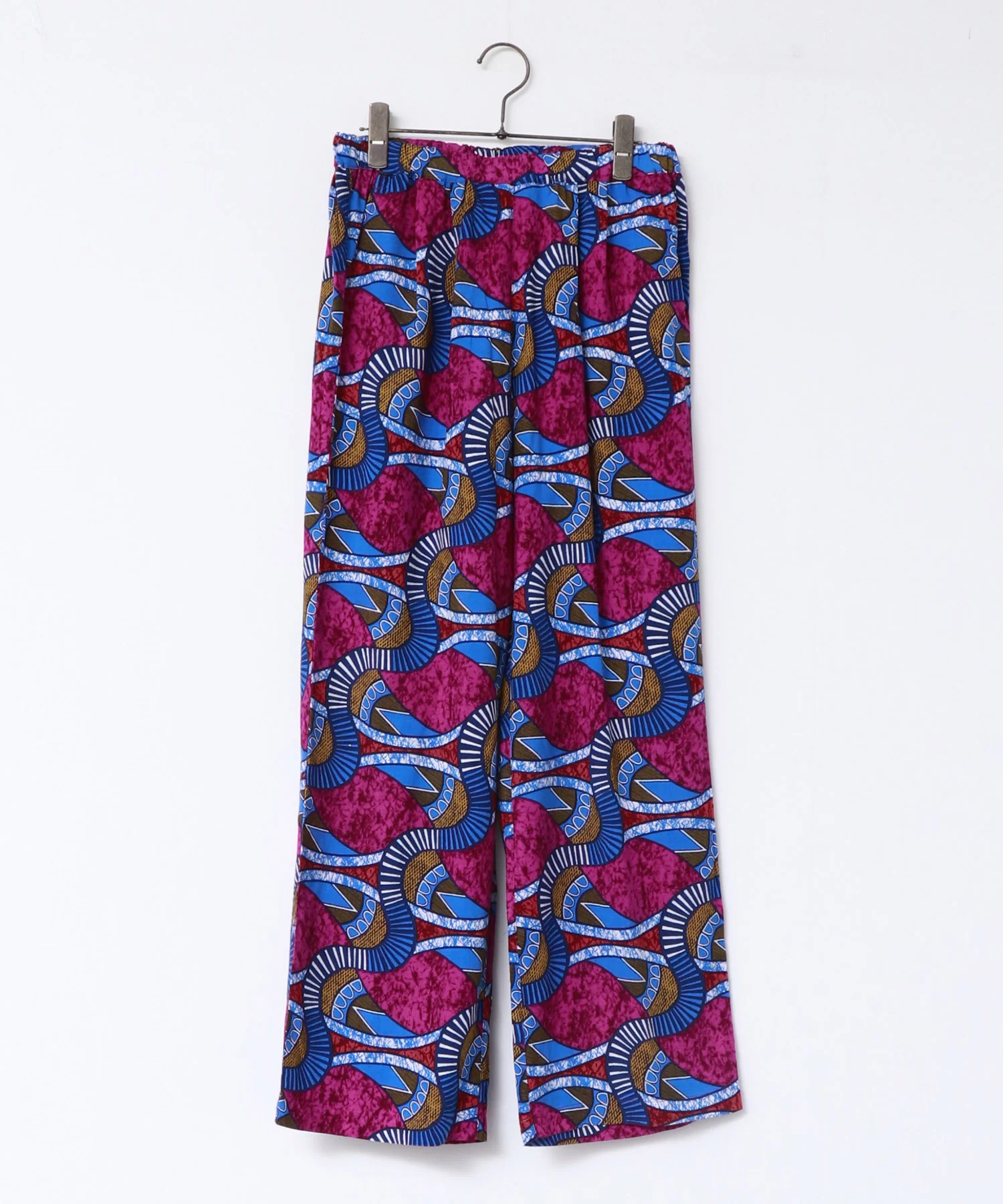 プリントストレートパンツ