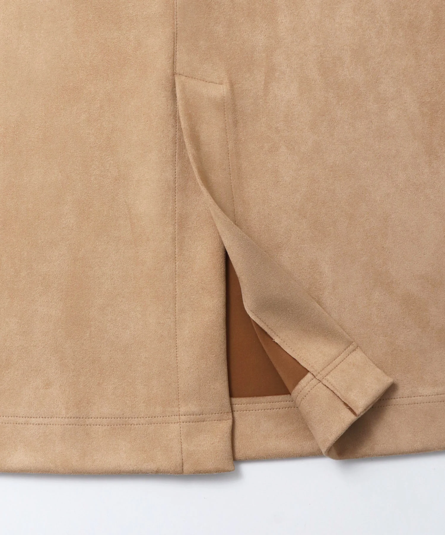 フェイクスウェード ロングスカート