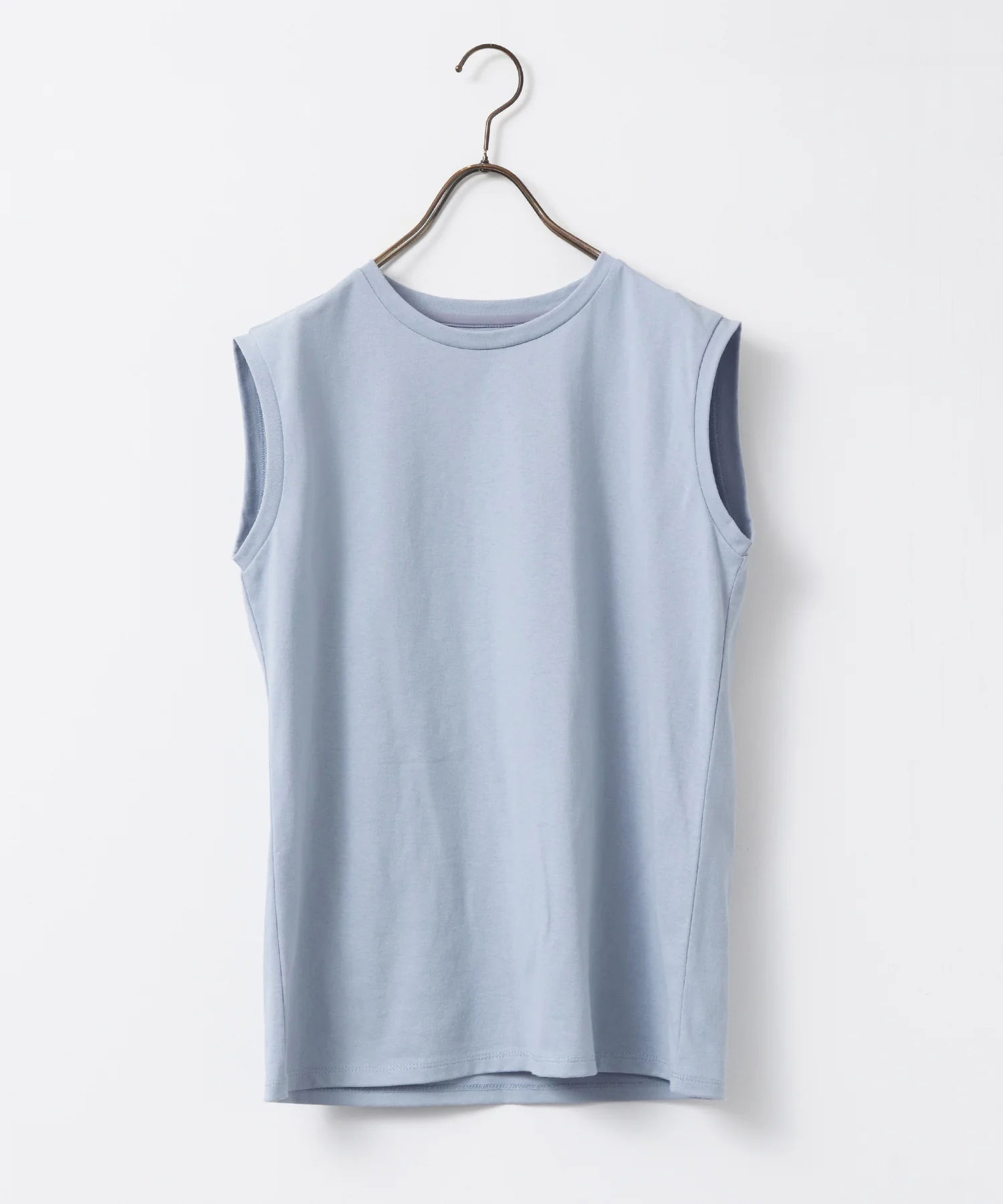 【新色追加】ベーシックノースリーブトップス