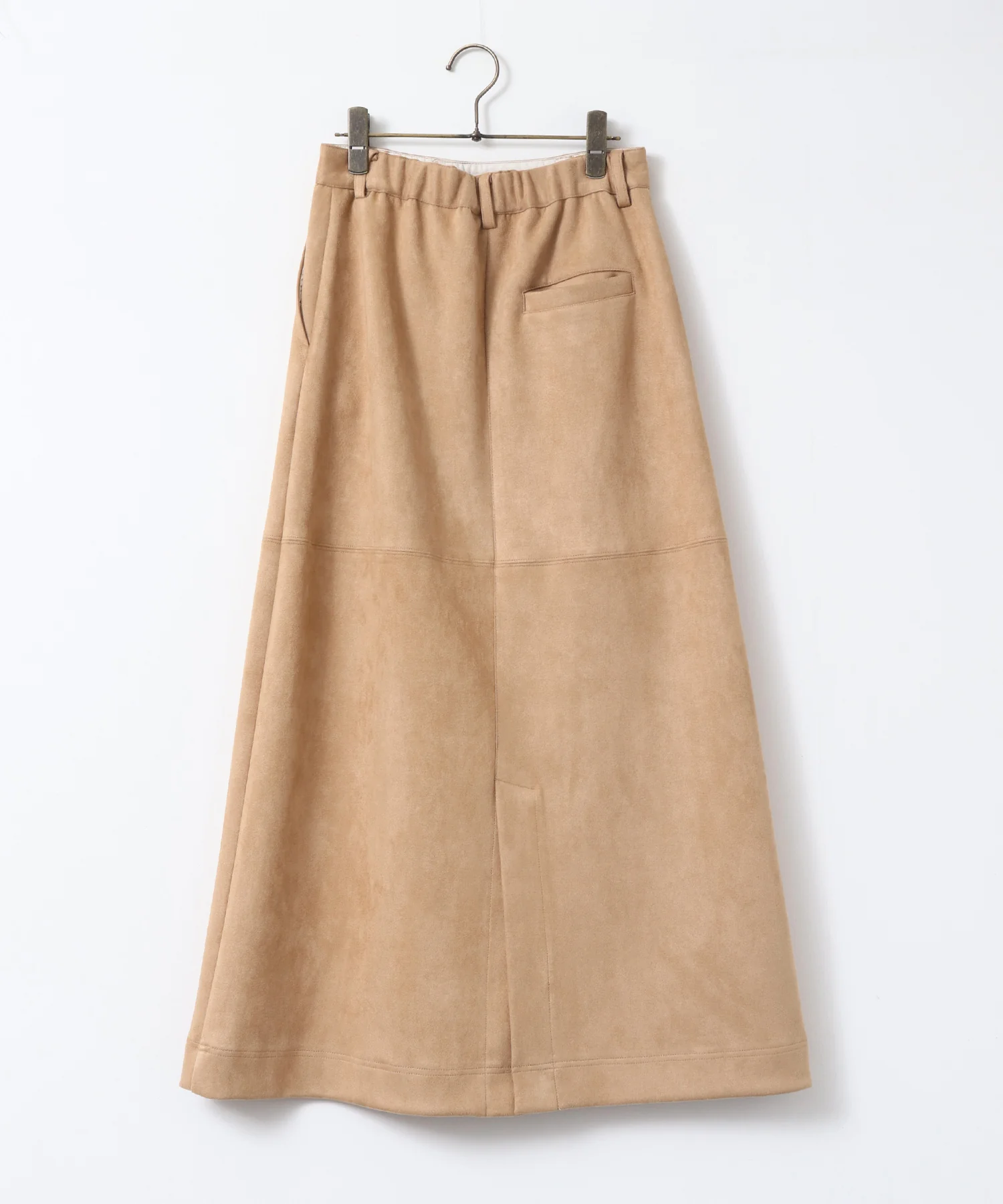 フェイクスウェード ロングスカート