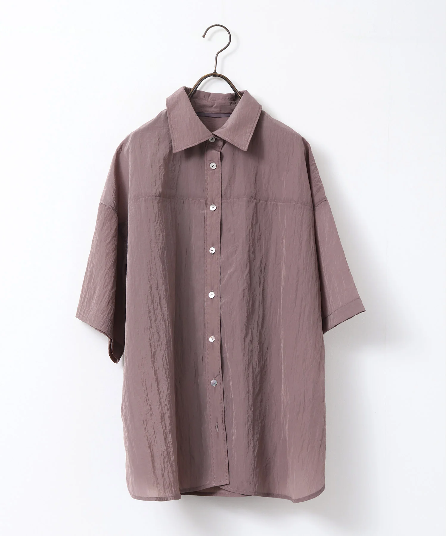 ワッシャー加工 2WAYシャツ