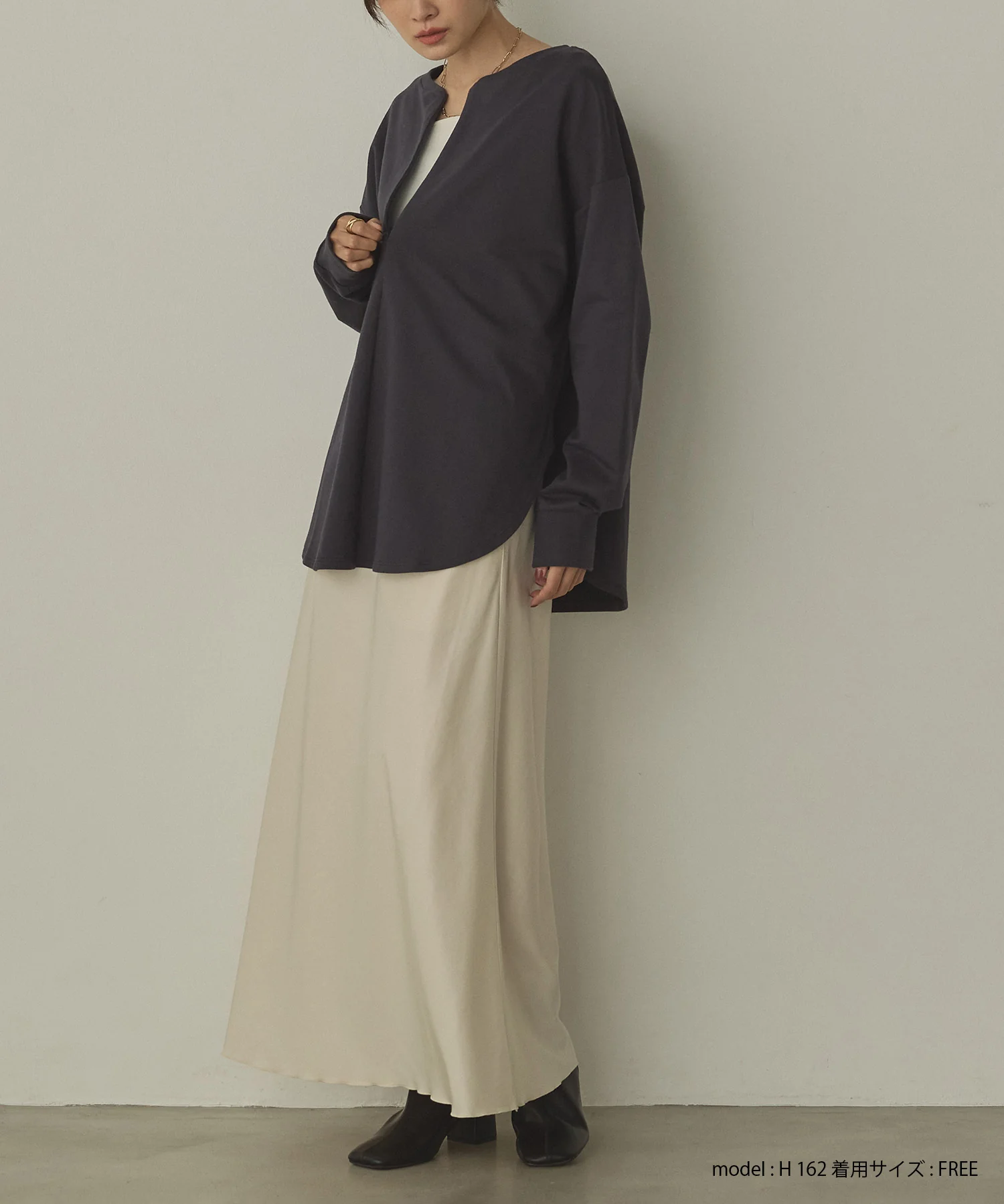 【WEB限定/別注】2WAY ハーフジップスウェット