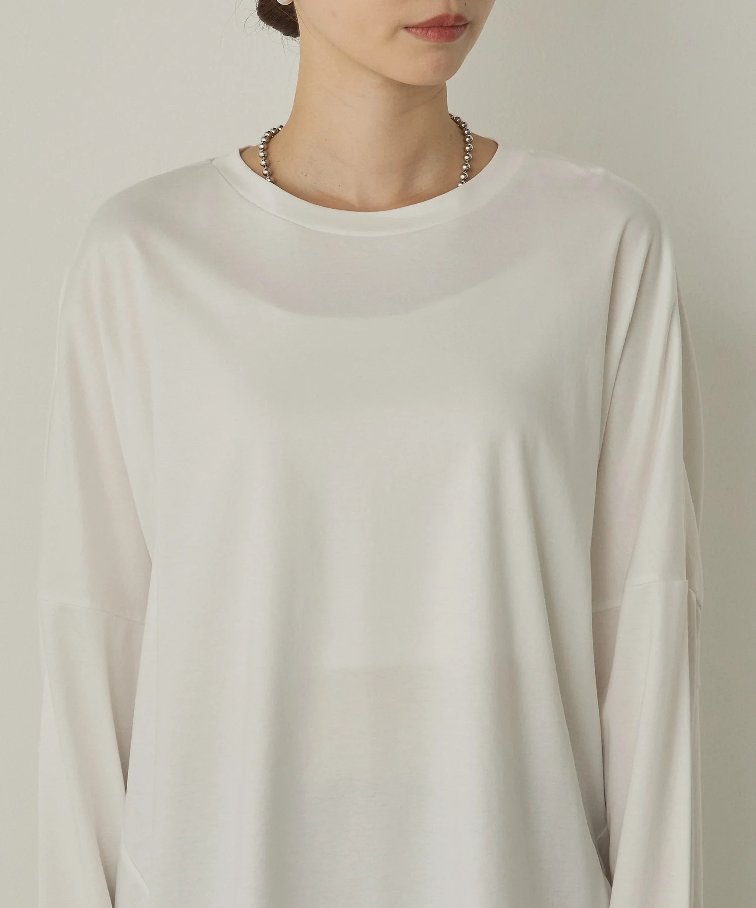 コクーンシルエット ロンT