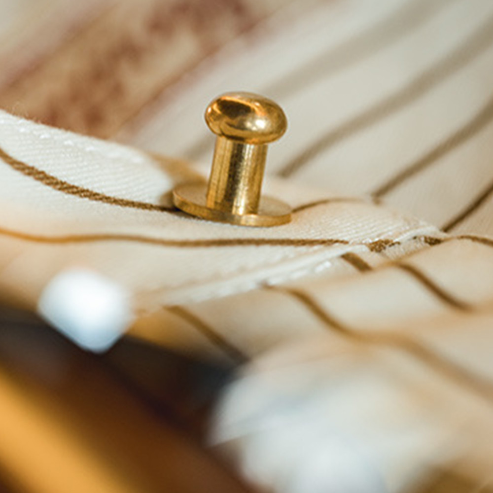 アメカジ　カジュアルベースボールストライプ柄シャツ