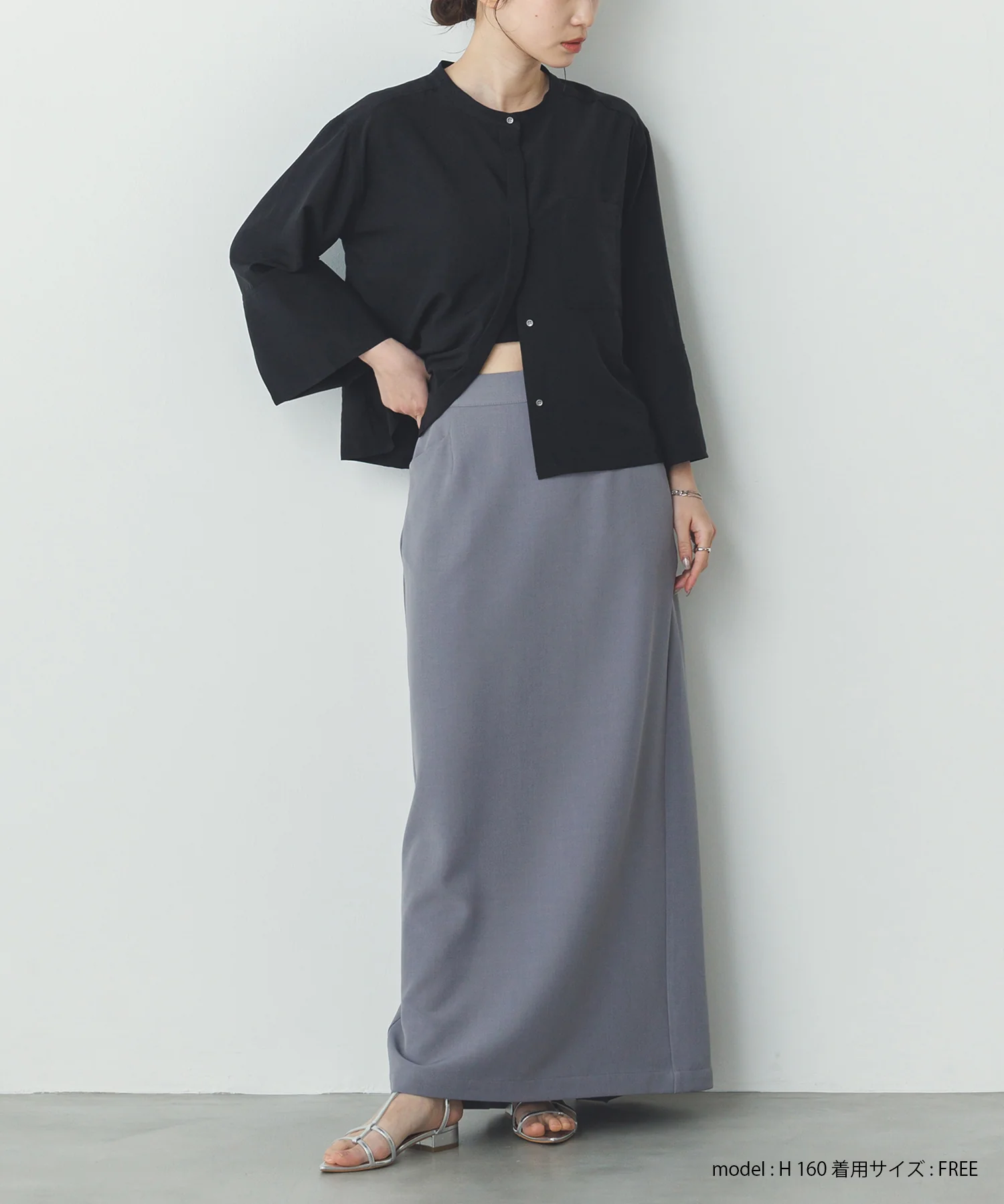 スパンローン カフスポイントシャツ