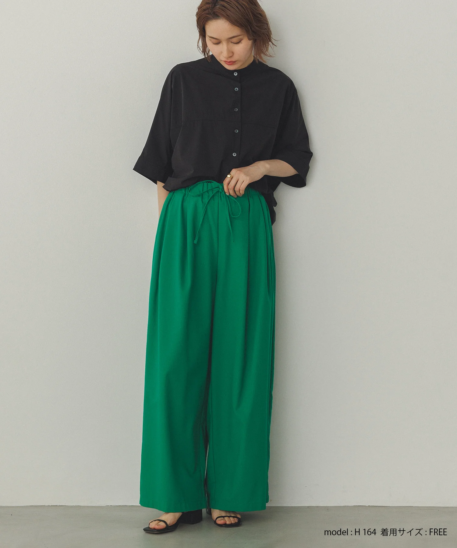 【接触冷感】ドルマンシャツ